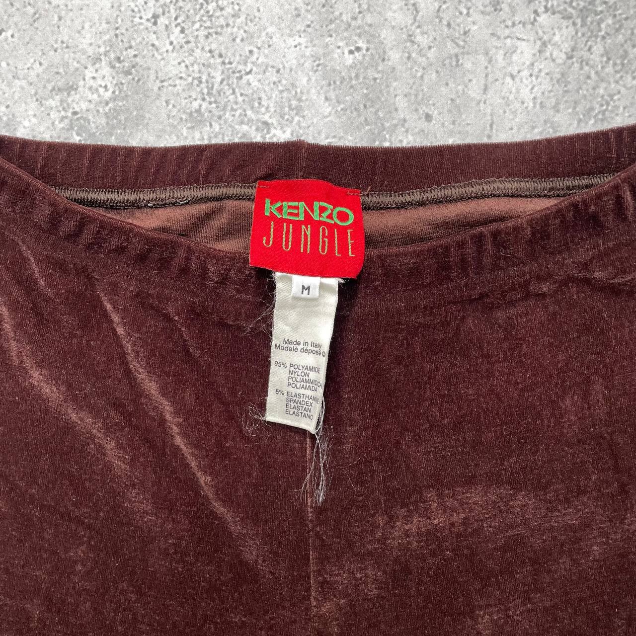 Kenzo × Vintage Vintage Kenzo Jungle Velour Set LS Top Pants Women’s Size M / US 6-8 / IT 42-44 - 21 Thumbnail