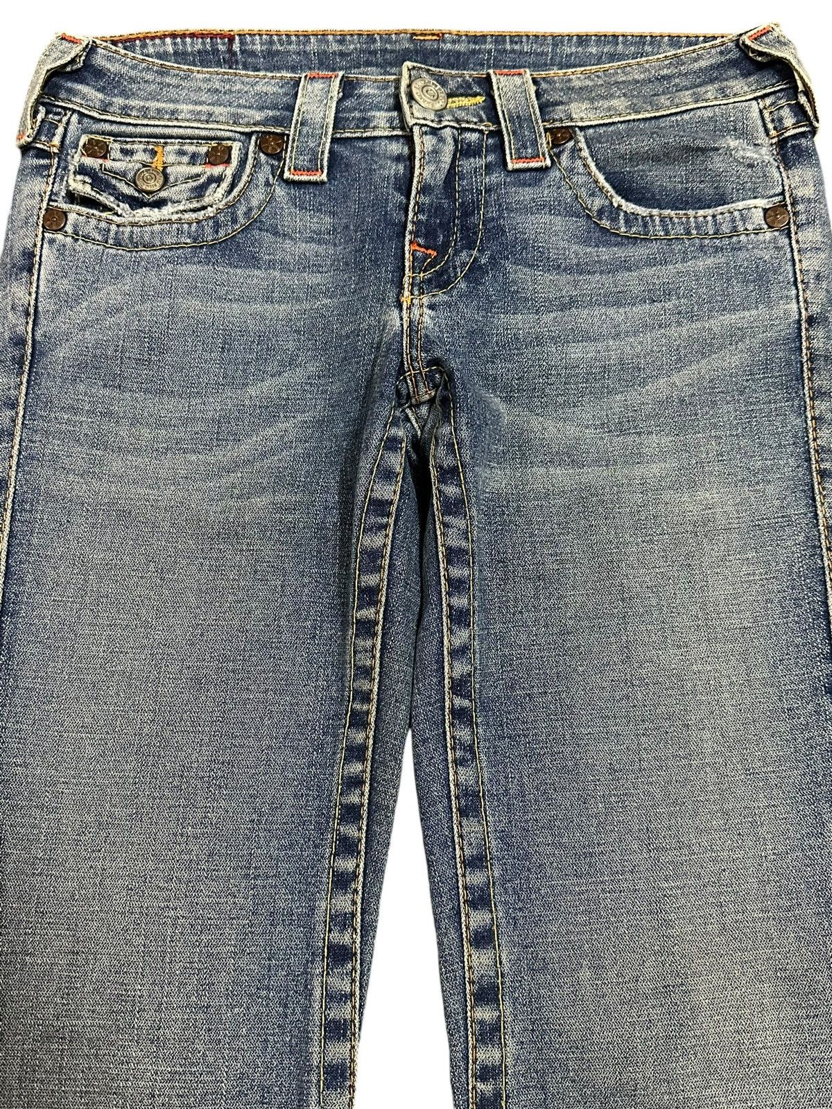 Japanese Brand Vintage Made in USA True Religion Bootcut Bell Bottom Jeans Size US 28 / EU 44 - 3 Thumbnail