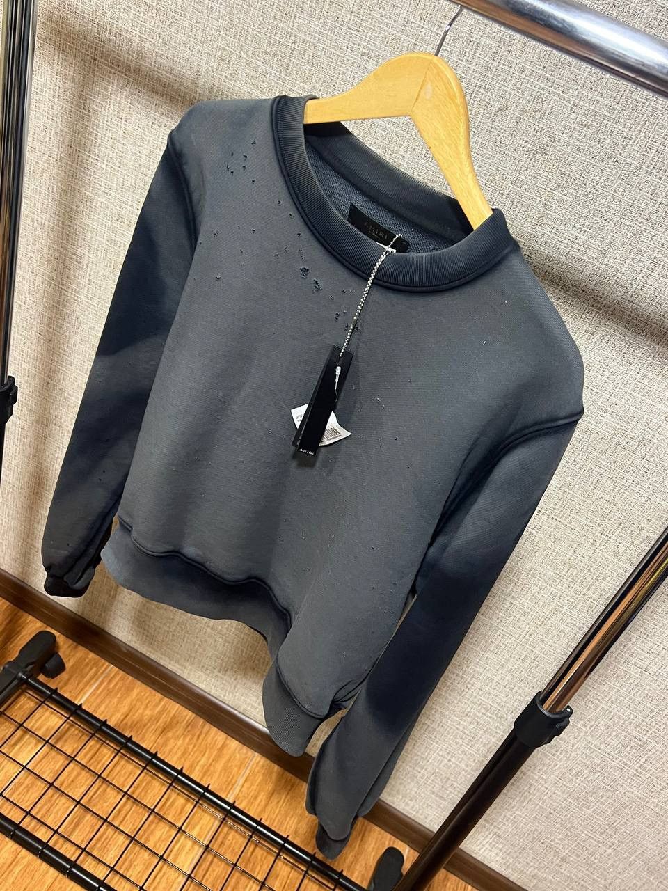 Amiri AMIRI WASHED SHOTGUN CREW SWEATSHIRT Size US XS / EU 42 / 0 - 2 Thumbnail