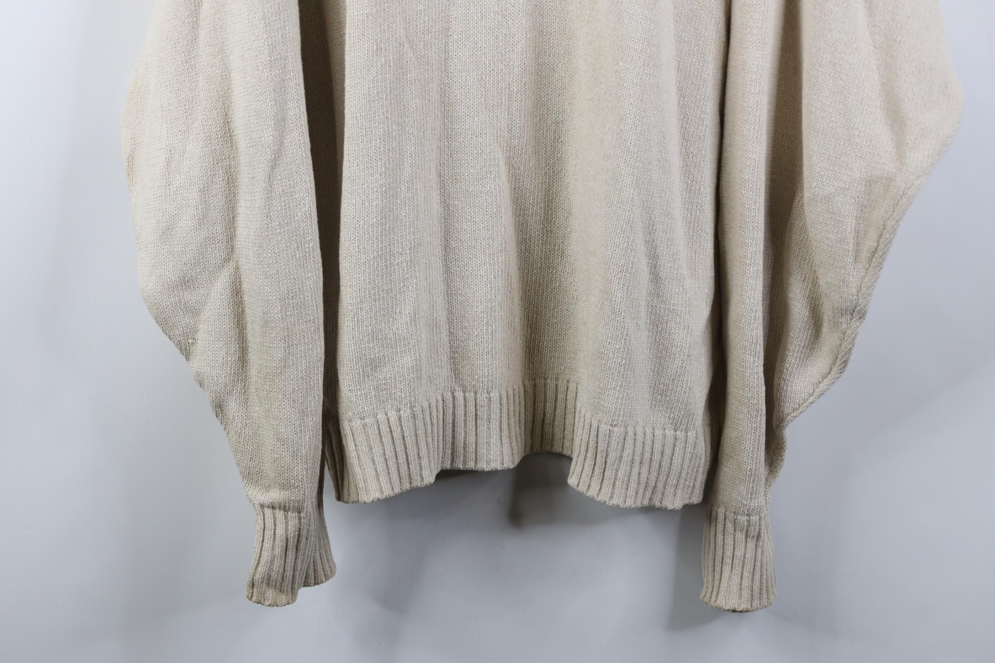 Vintage Vintage 90s CP Company Massimo Osti Knit V-Neck Sweater Size US XL / EU 56 / 4 - 3 Thumbnail