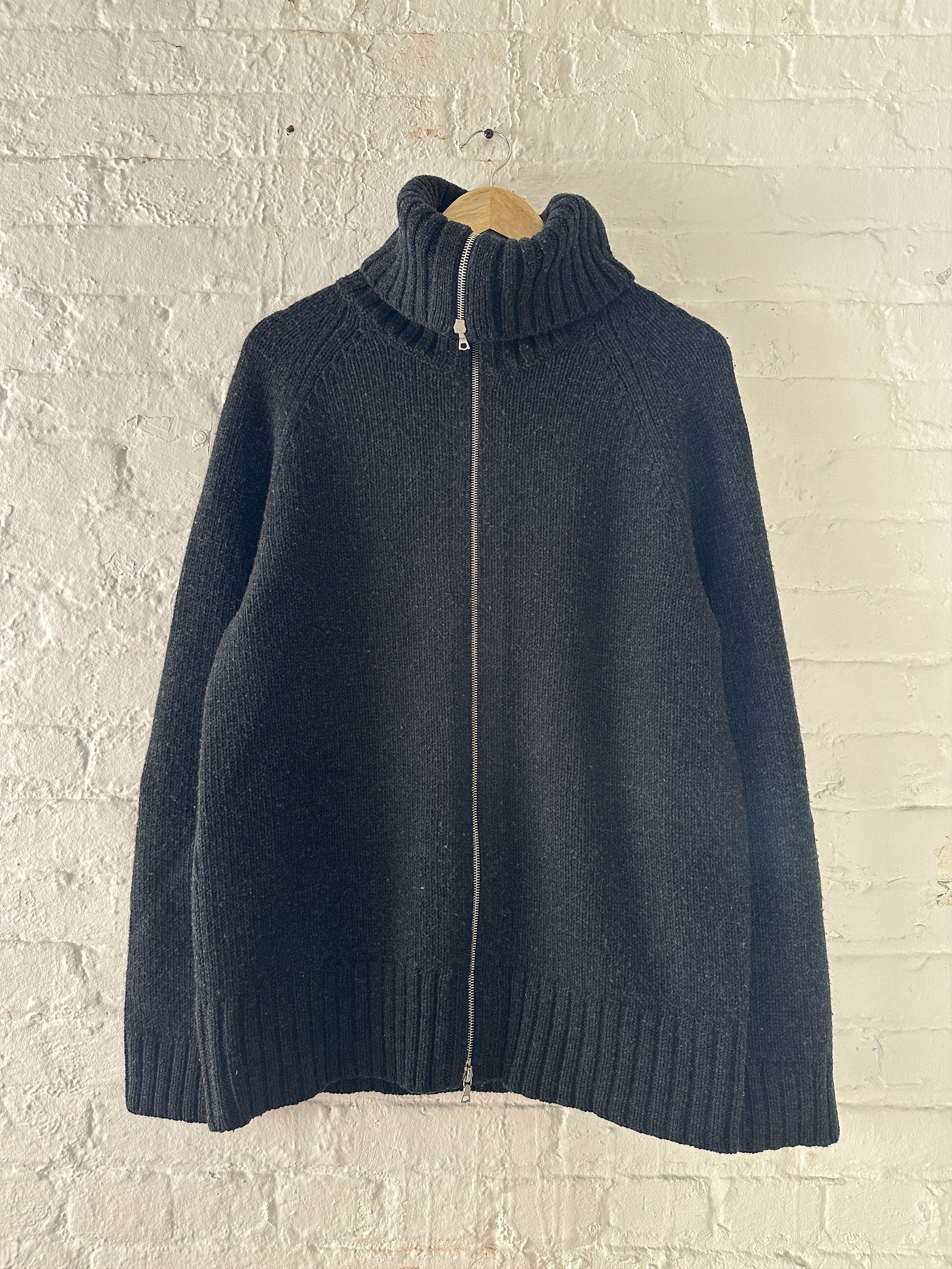 Dries Van Noten Wool Full Zip Sweater