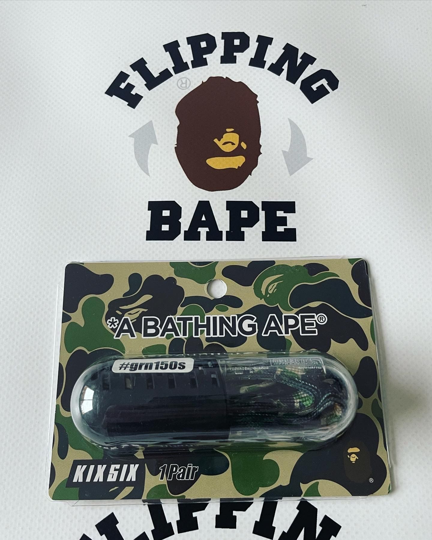 Bape BAPE X KIXSIX ABC CAMO SHOELACE Size ONE SIZE - 1 Thumbnail