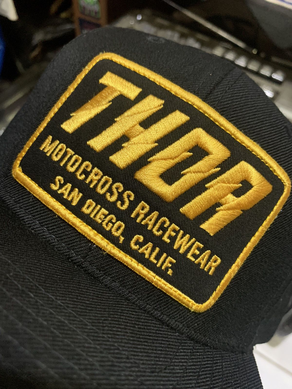 Vintage Vintage THOR “Motocross Racewear, San Diego, Calif.” hat Size ONE SIZE - 1 Thumbnail