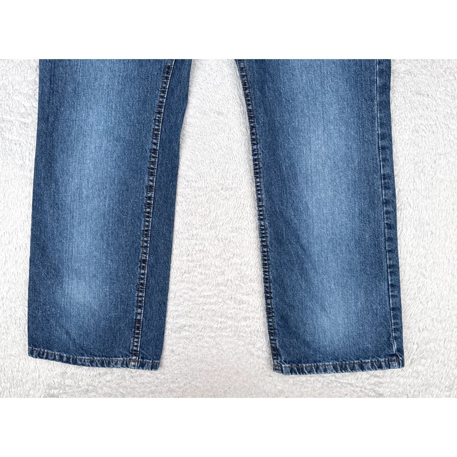 Lee VINTAGE Lee Blue Denim Jeans Bootcut Women 14 High Rise 32x30 5-Pocket Denim Cotton Blend Regular 32 in Inseam 30 in USA Shirt/Jeans? Size 36" / US 14 / IT 50 - 2 Thumbnail