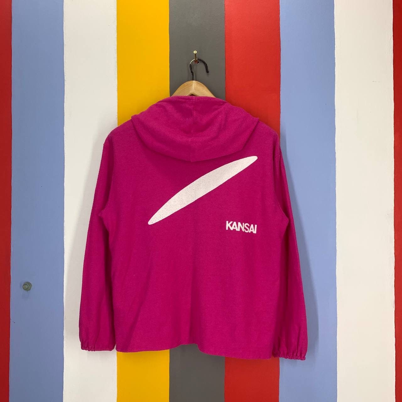 Kansai Yamamoto 90s Vintage KANSAI Rare Design Zipper Hoodie #2290/24 Size US S / EU 44-46 / 1 - 1 Thumbnail