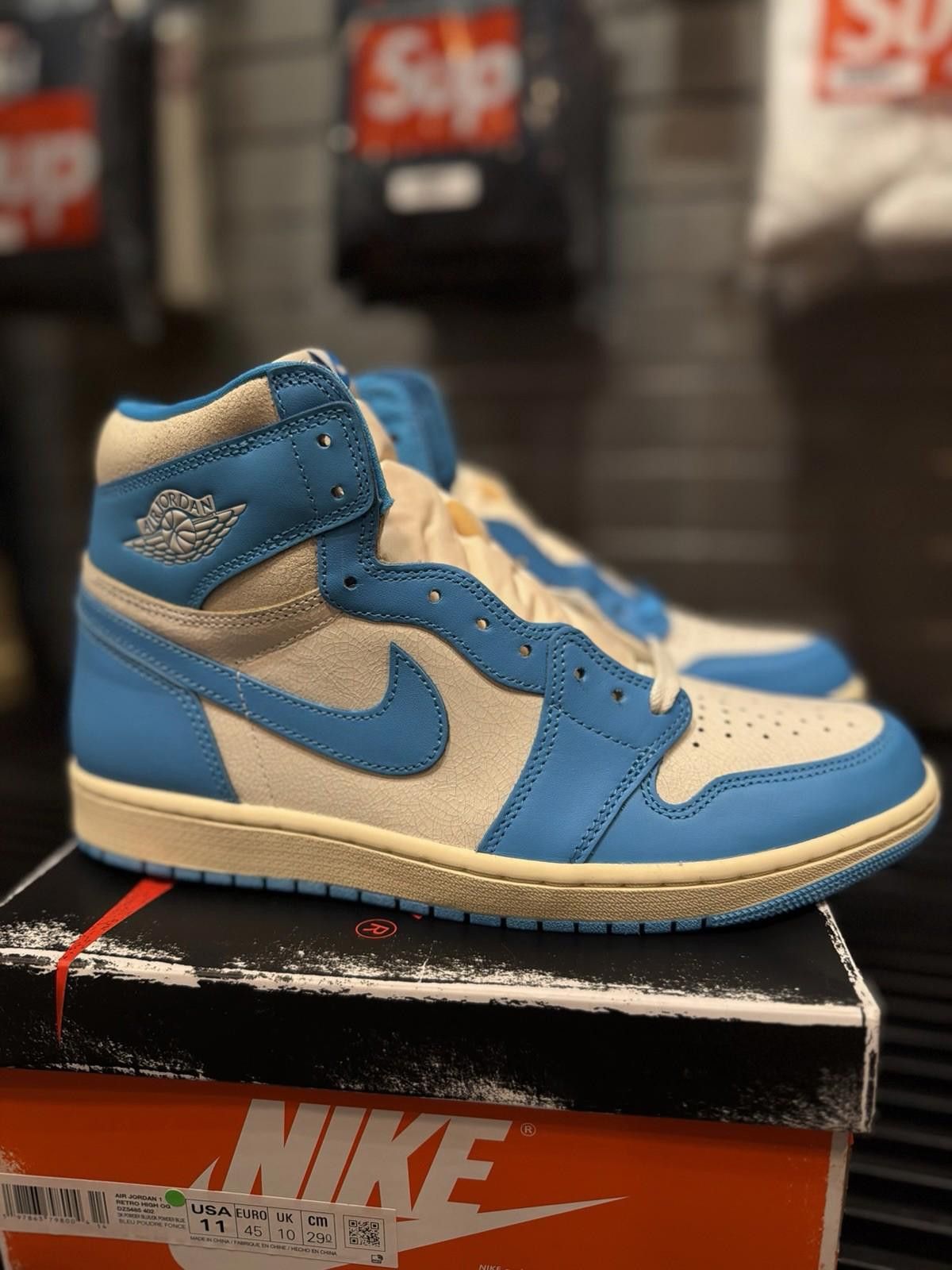 Jordan Brand Mens Size 11 Nike Air Jordan 1 Retro High UNC Reimagined Size US 11 / EU 44 - 11 Thumbnail