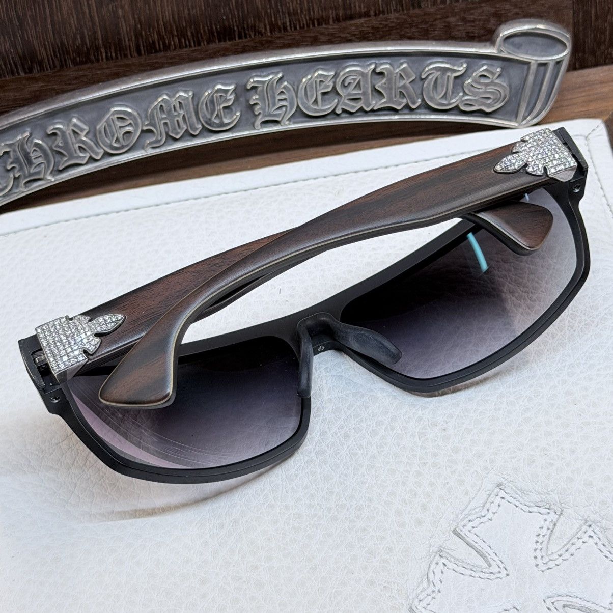 Chrome Hearts 💎 JEWEL 💎 Chrome Hearts Home Plate 1/1 Sunglasses Size ONE SIZE - 4 Thumbnail
