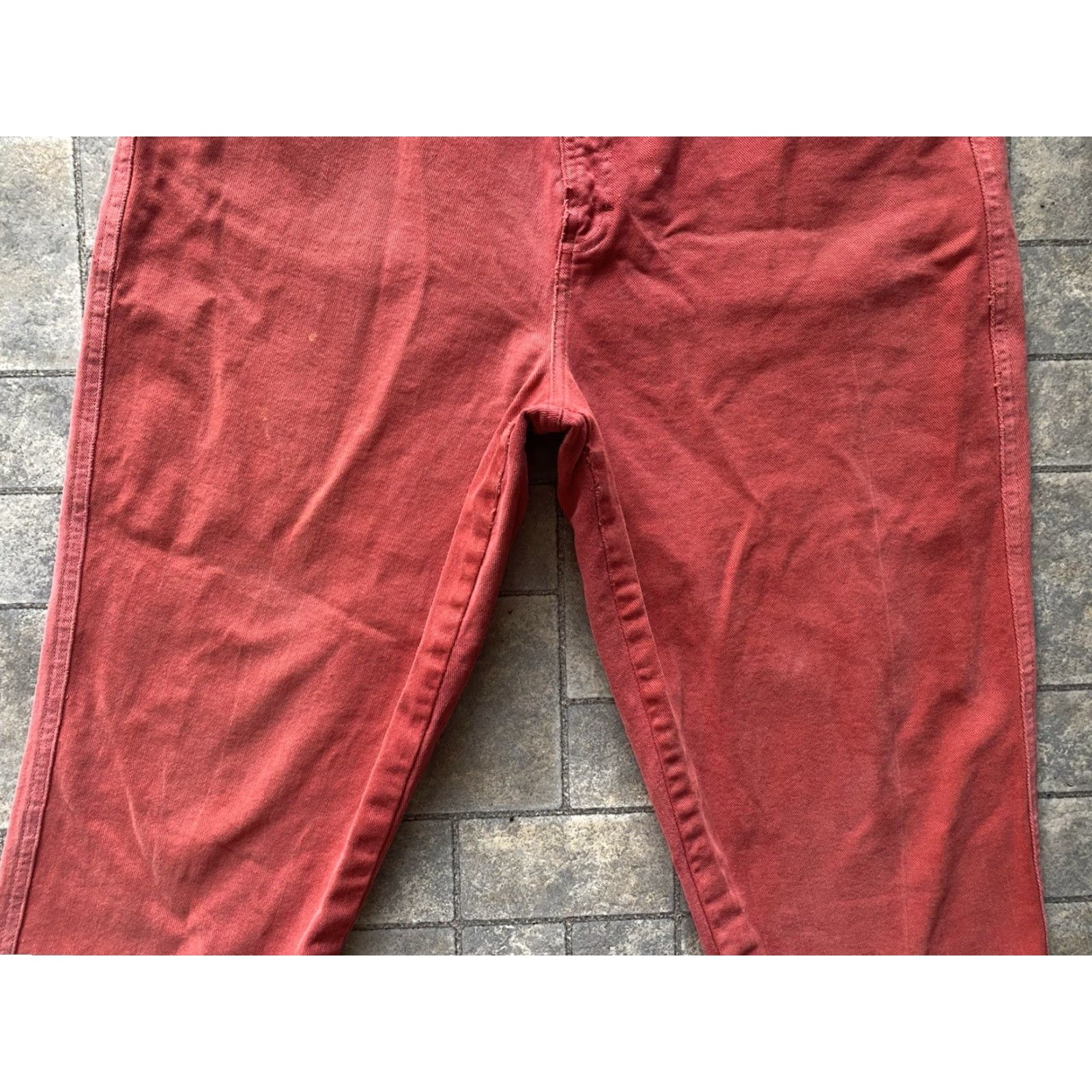 Vintage VINTAGE Rockies Jeans Women 17/18 Red/Orange Western 90s Cowboys Southwestern Mens? Girls? Wait end. Size 38" / US 16 / IT 52 - 3 Thumbnail