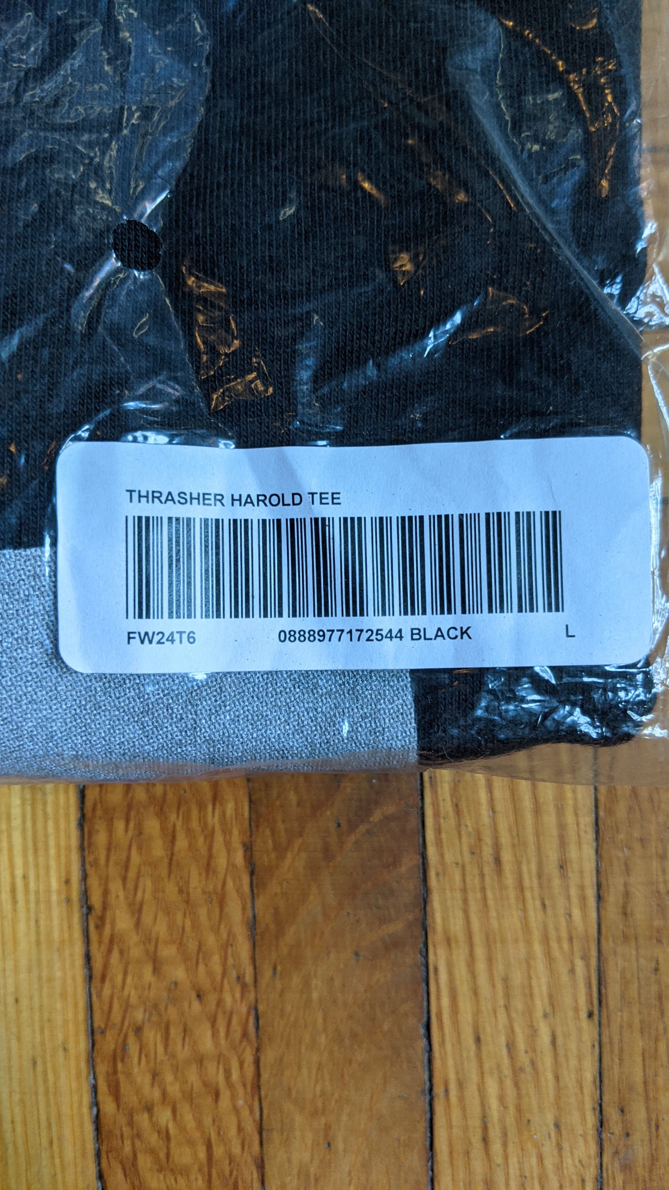 Supreme × Thrasher Supreme X Thrasher Harold Tee Black Large Size US L / EU 52-54 / 3 - 4 Thumbnail