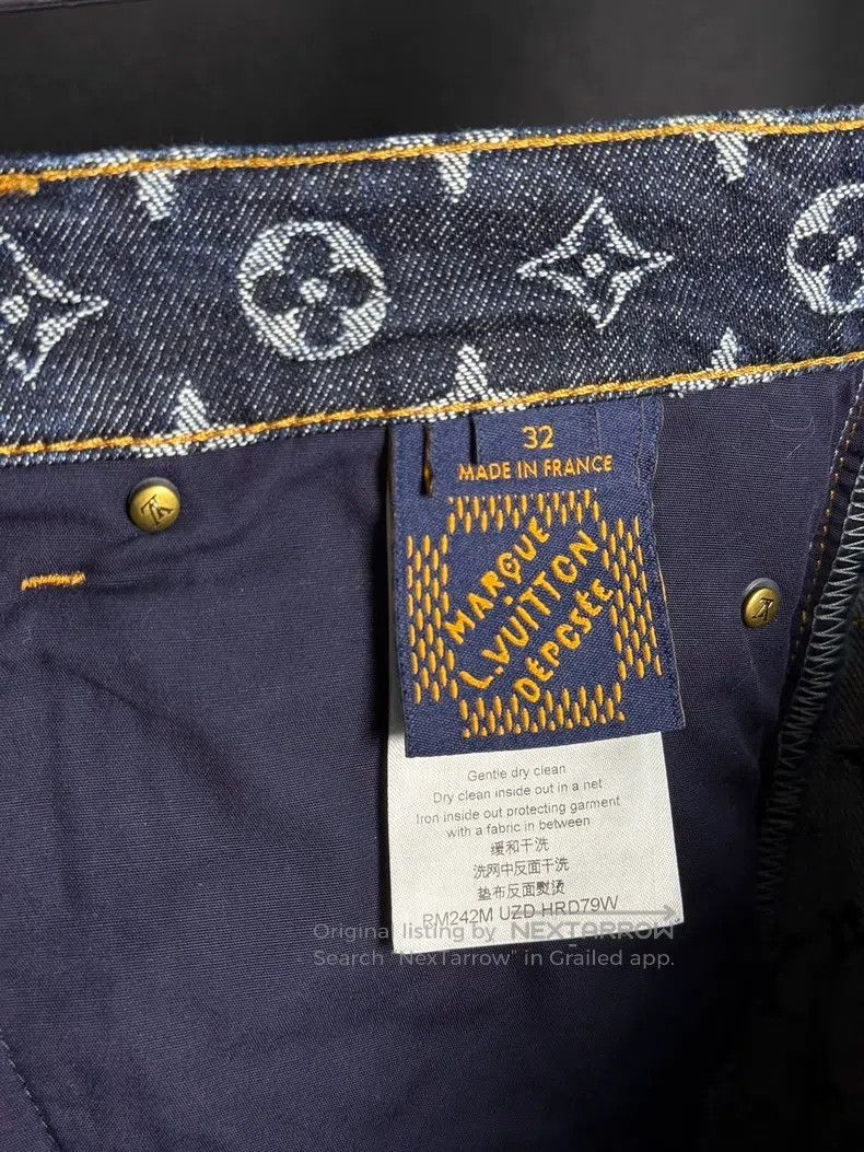 Louis Vuitton Louis Vuitton 25ss presbyopic full-print jeans Size US 32 / EU 48 - 7 Thumbnail