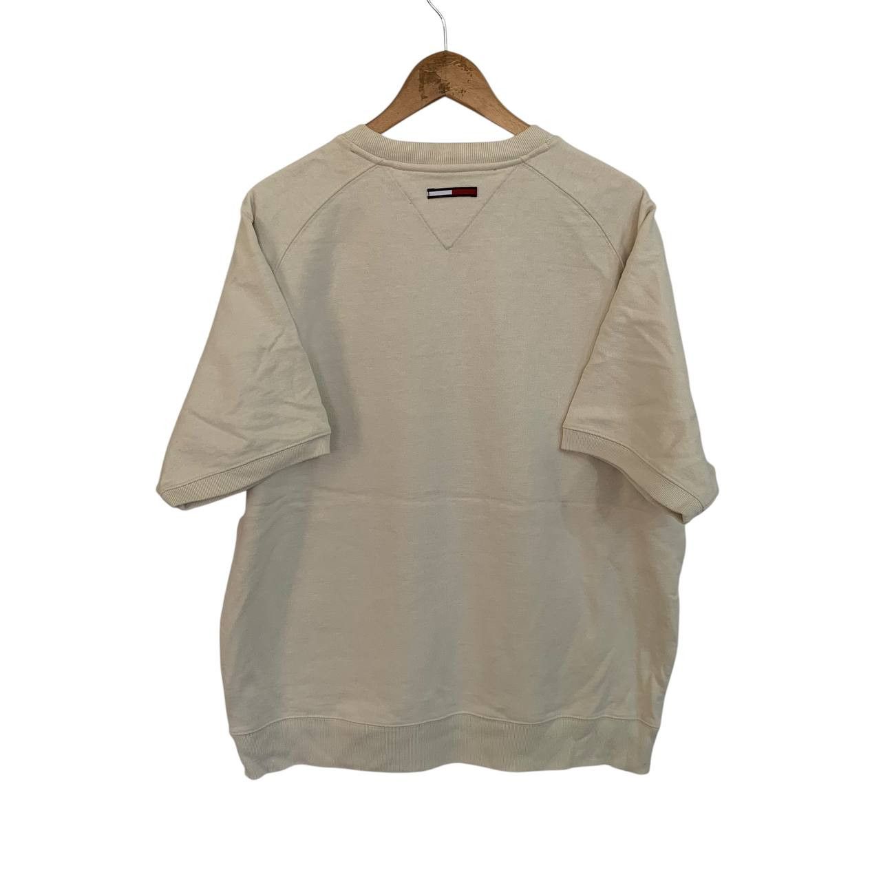 Tommy Hilfiger Vintage Tommy Hilfiger Sweatshirt Plain Short Sleeve Size US XL / EU 56 / 4 - 4 Thumbnail