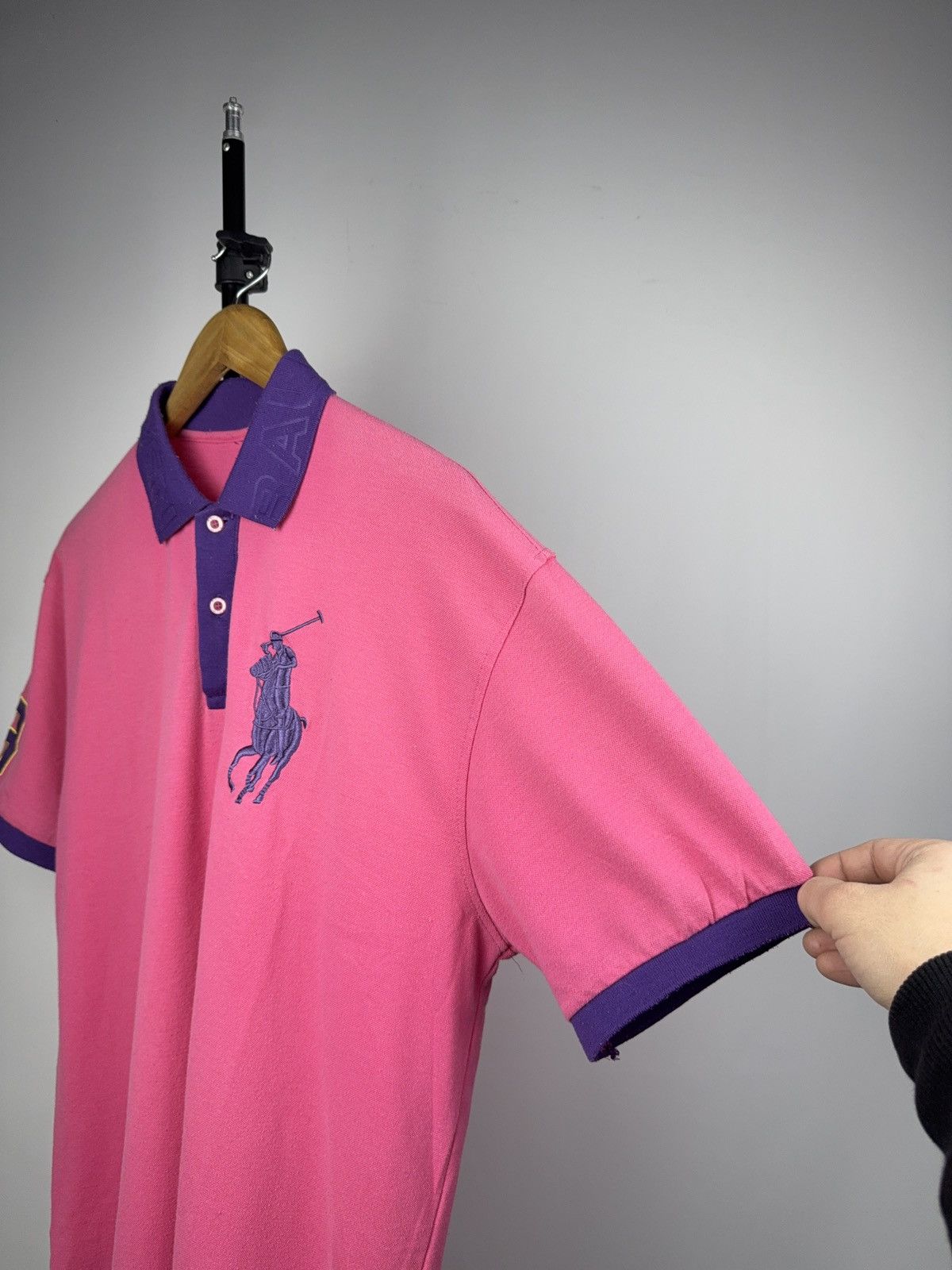 Polo Ralph Lauren 90s Polo Ralph Lauren Big Pony Embroidered Collar Polo Shirt Size US L / EU 52-54 / 3 - 5 Thumbnail