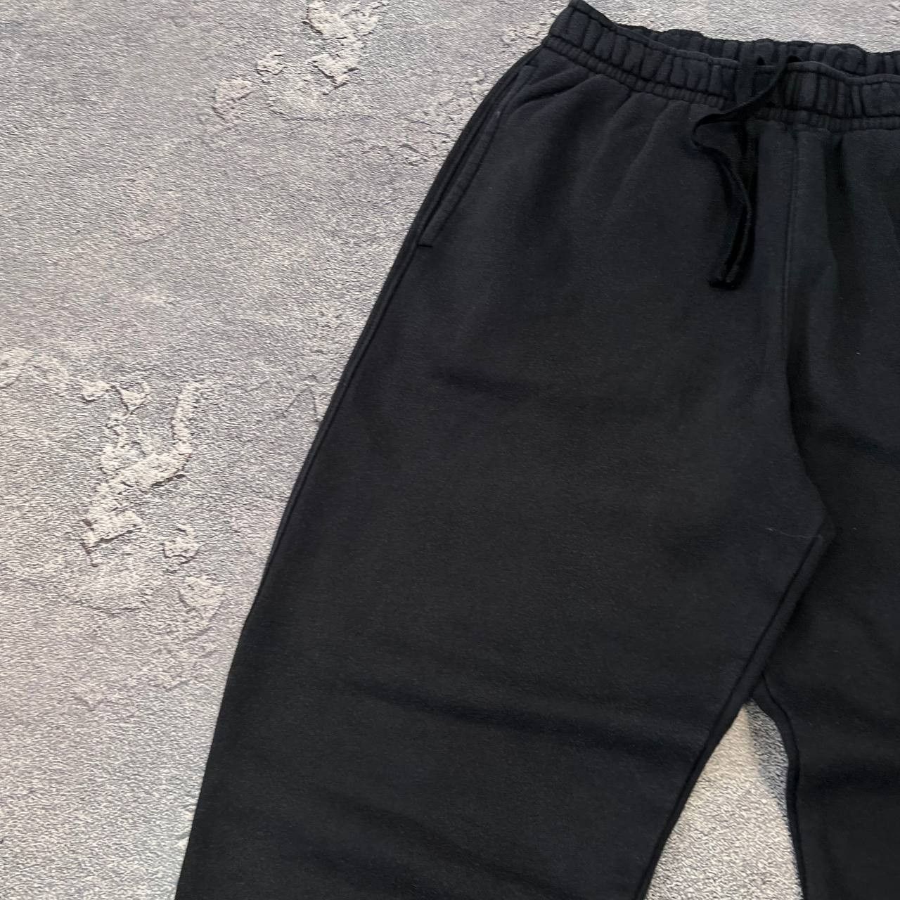 Nike Vintage Nike Black Drill Baggy Sweatpants Pants Size US 33 - 3 Thumbnail