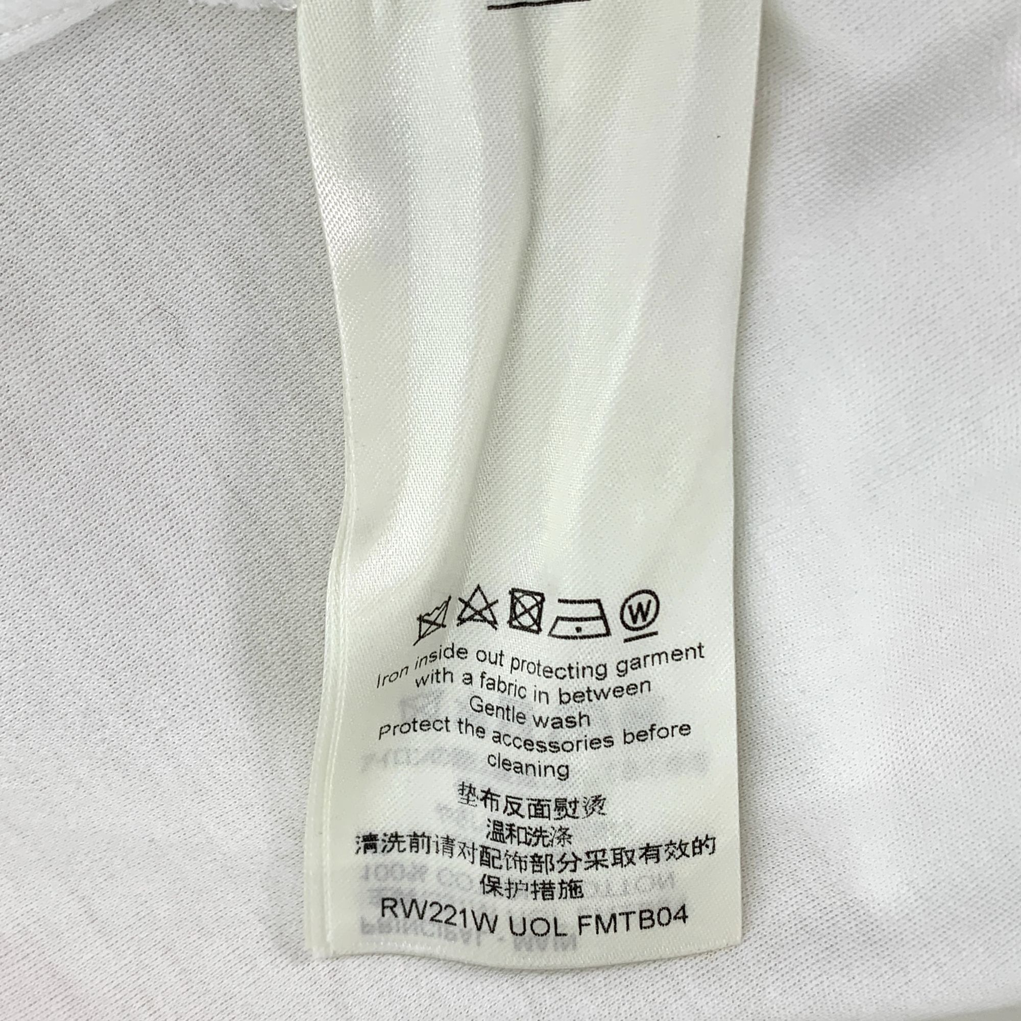 Louis Vuitton Louis Vuitton White T-Shirt With Yellow 