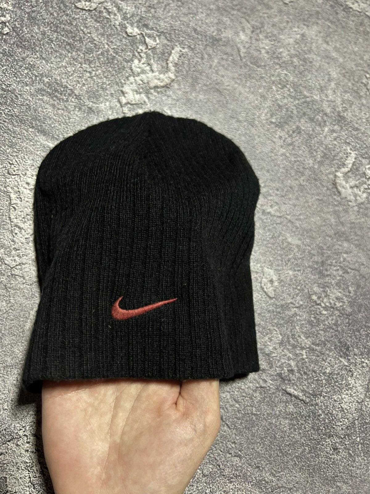 Nike Vintage 90s Nike Beanie Hat Streetwear Y2K Size ONE SIZE - 3 Thumbnail