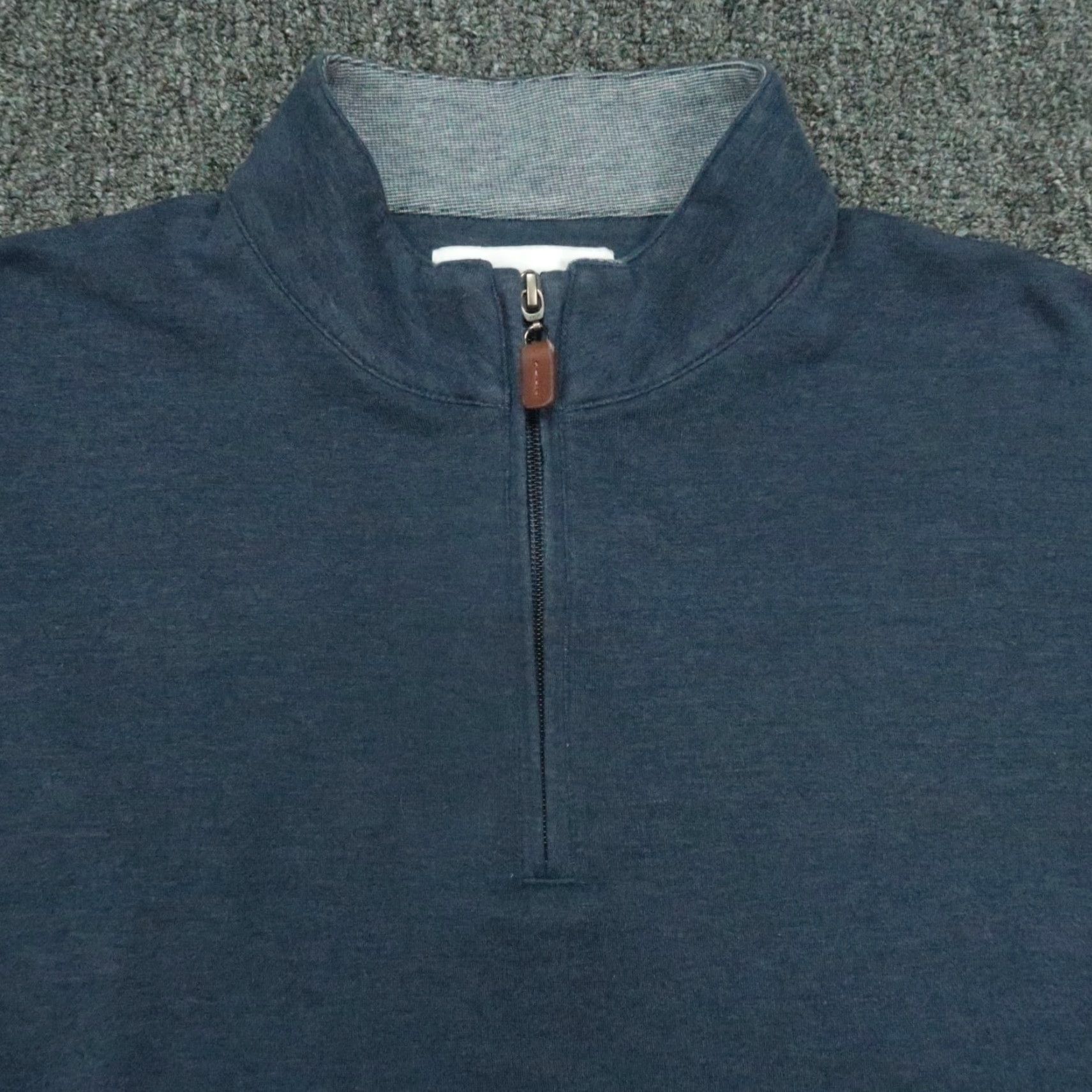 Mizzen+Main Mizzen Main Sweater Mens Extra Large Blue Quarter Zip Pullover Jumper XL Size US XL / EU 56 / 4 - 2 Thumbnail