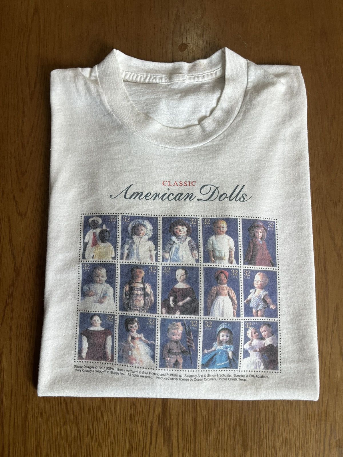 Vintage American Dolls Stamp Designs 1997’s Betsy McCall Tee