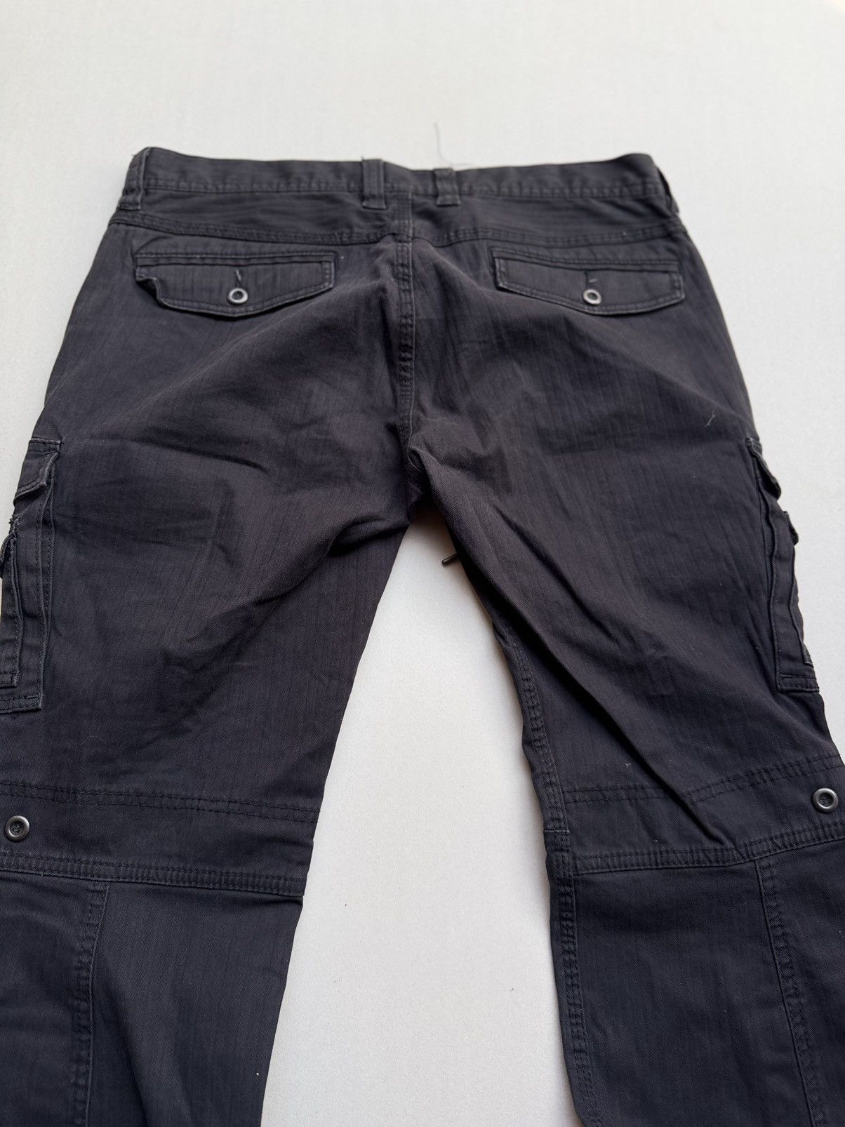 Japanese Brand Hideaways lace up flare cargo pants Size US 30 / EU 46 - 5 Thumbnail