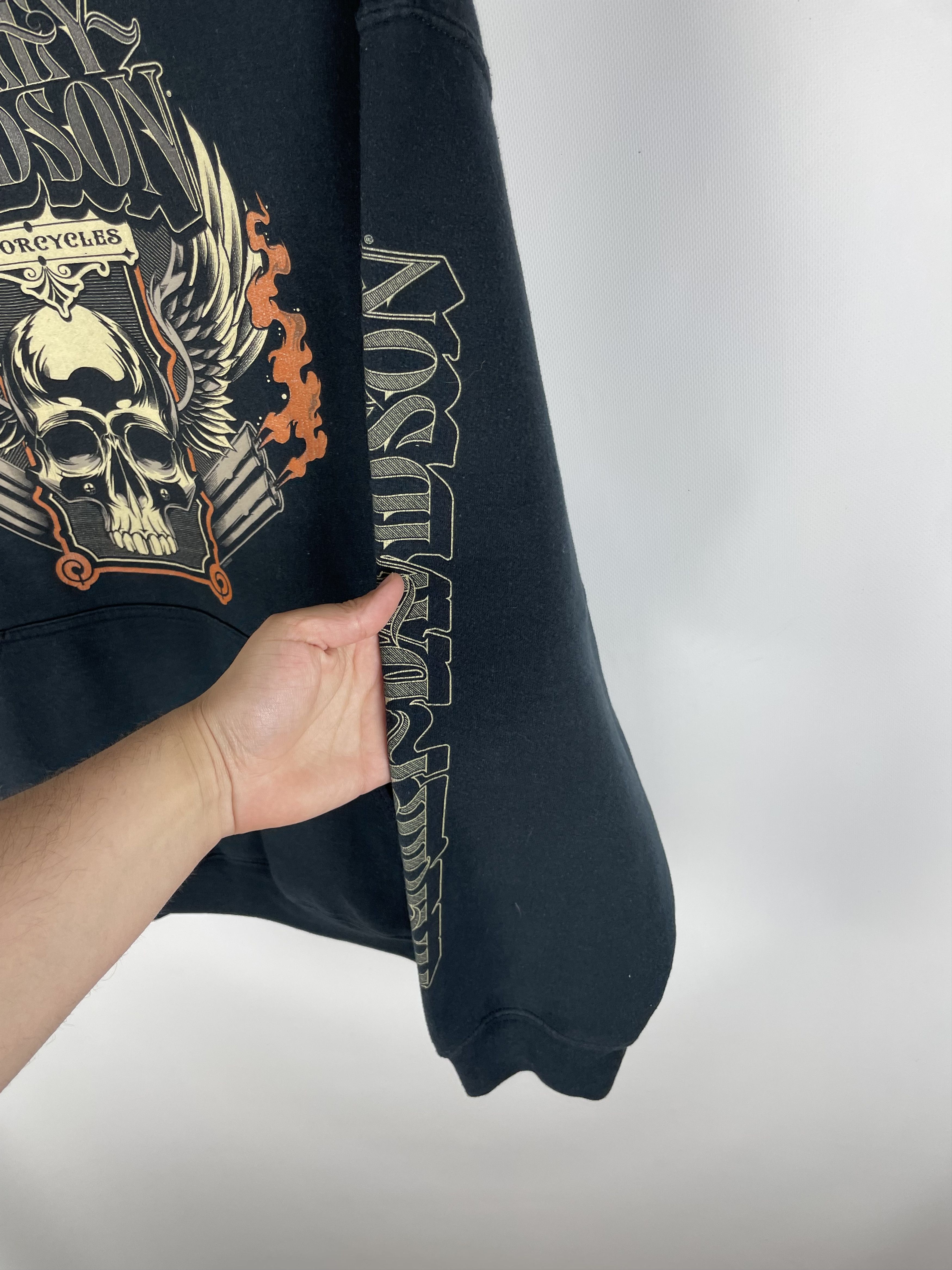 Harley Davidson Vintage HARLEY DAVIDSON Graphic Hoodies Size US XL / EU 56 / 4 - 7 Thumbnail