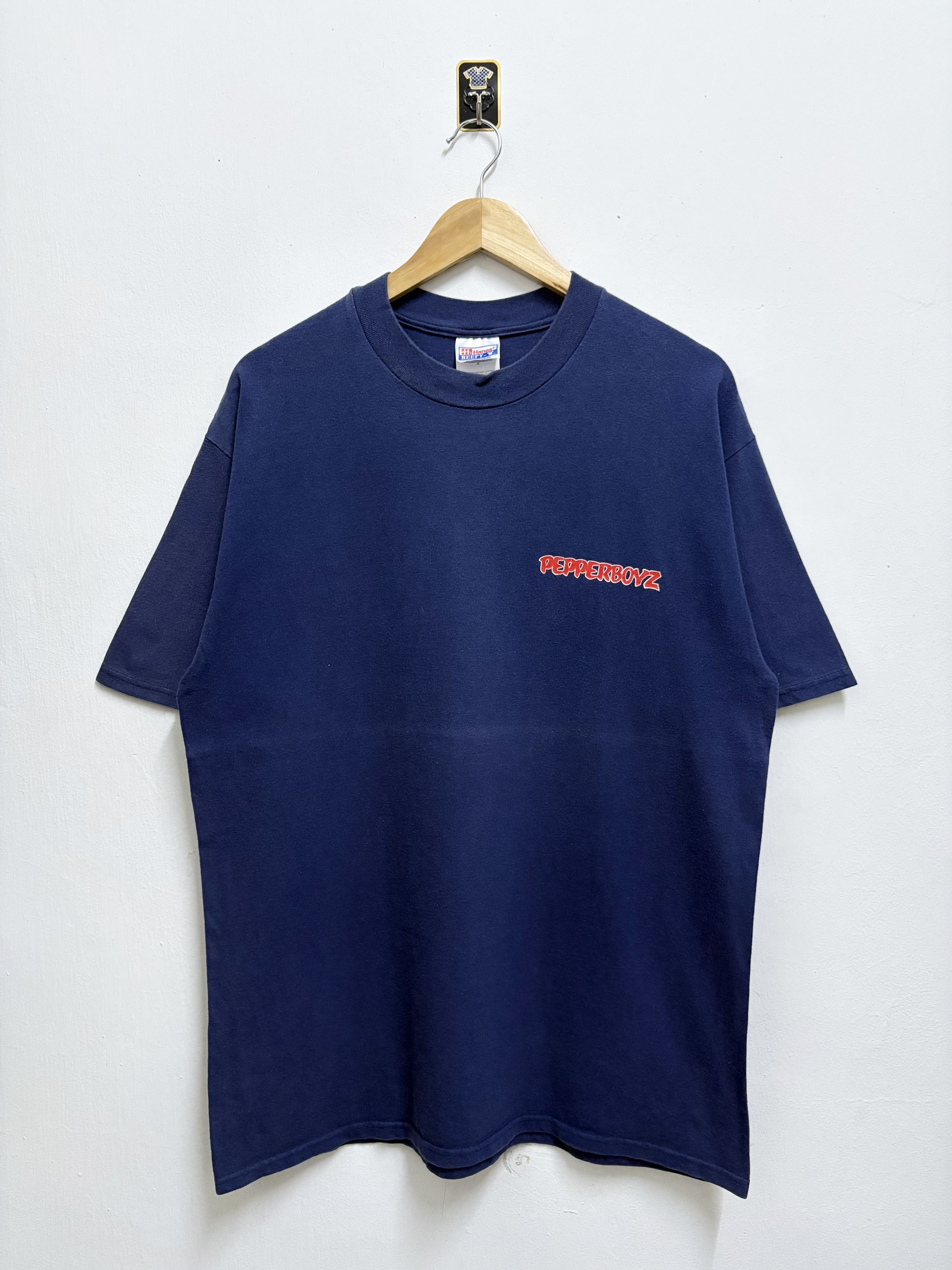 Japanese Brand × Vintage Vintage 90's Pepperboyz Chili's Hot Rod Custom T-Shirt Size US M / EU 48-50 / 2 - 2 Thumbnail
