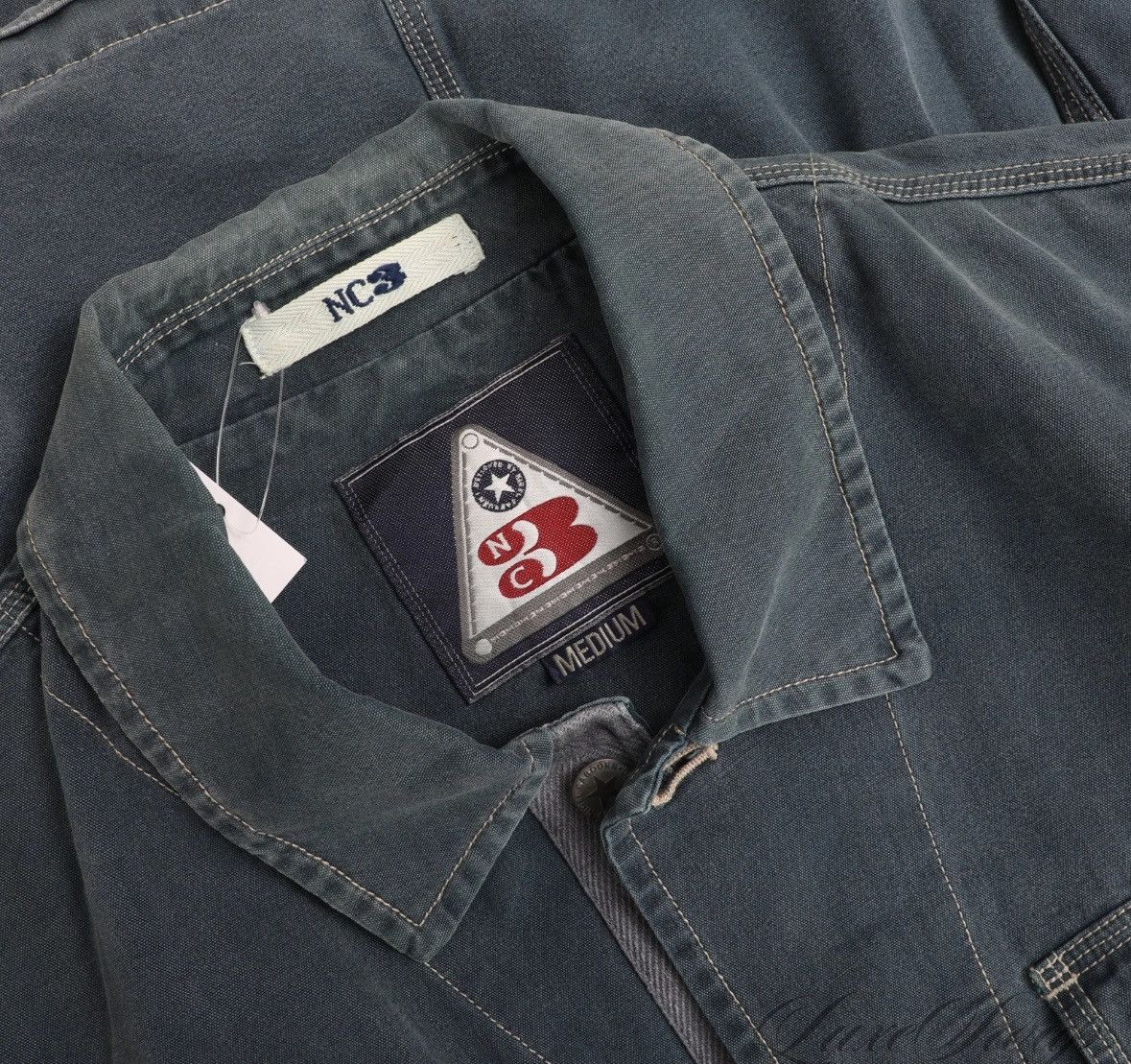 Nigel Cabourn Nigel Cabourn NC3 Washed Twill Chore Field Coat Size US M / EU 48-50 / 2 - 3 Thumbnail