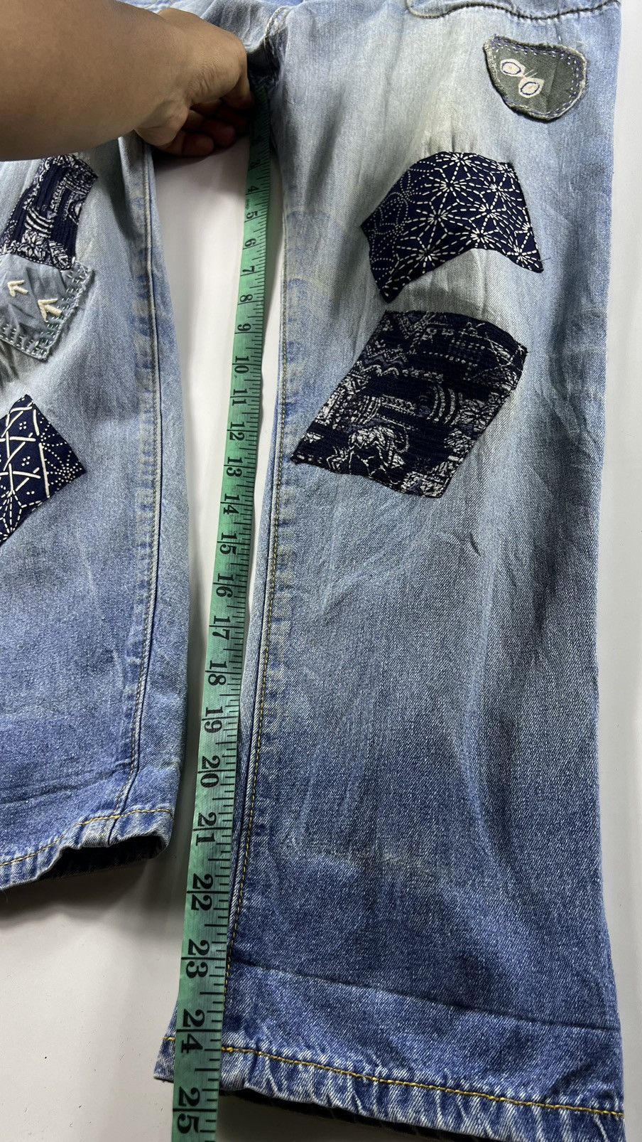 Issey Miyake 🔥 Mercibeaucoup MORE PATCHES issey miyake dyed Soft denim Size US 31 - 9 Thumbnail