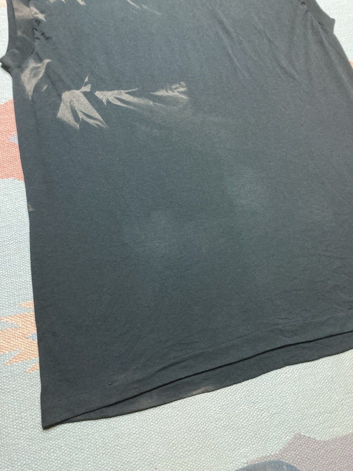 Fruit Of The Loom × Vintage 80s sleeveless pocket t shirt faded black fruit of loom 3XL Size US XXL / EU 58 / 5 - 9 Thumbnail