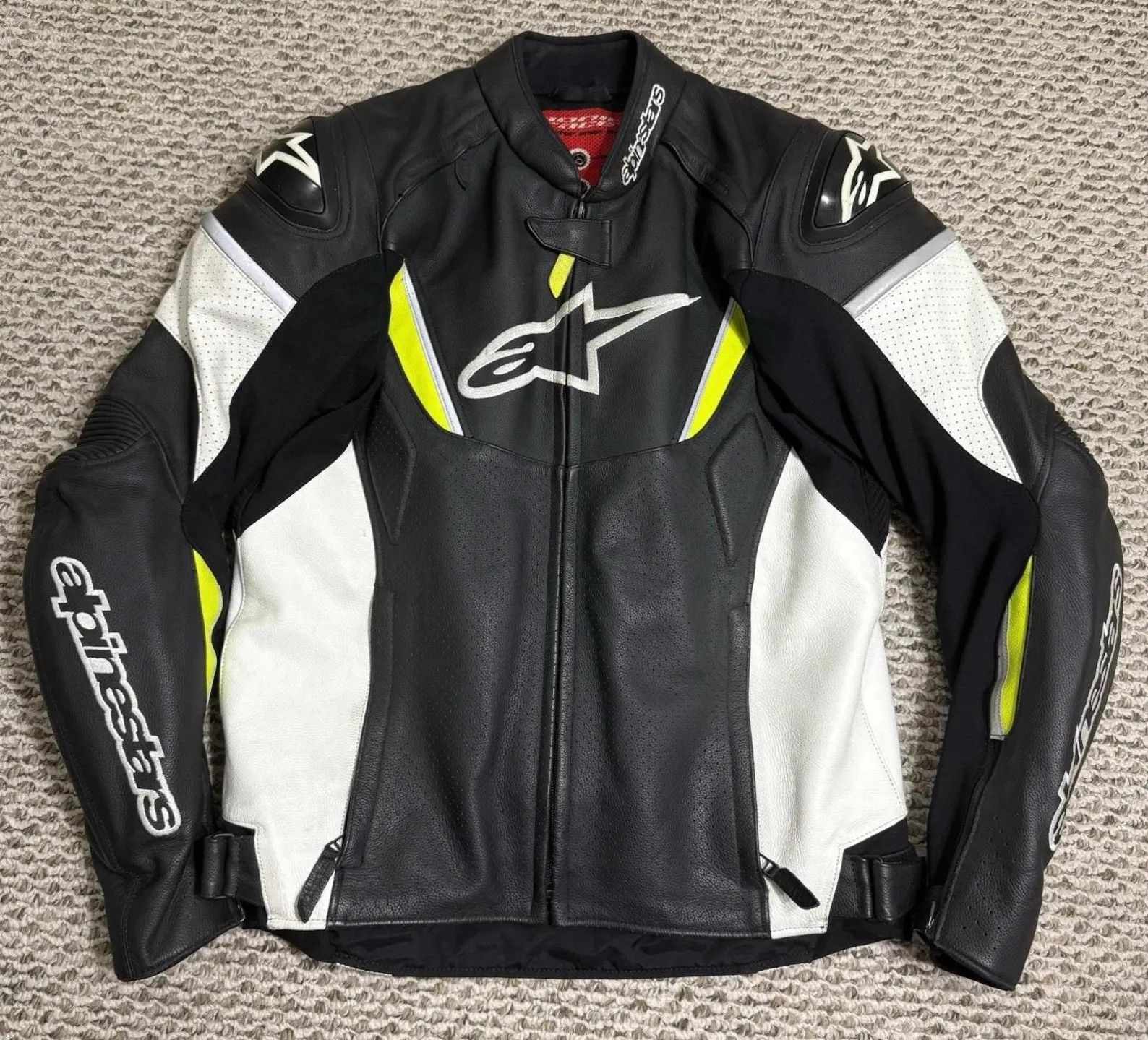 Other Men's Leather motorbike racing alpinestar jacket biker Size US S / EU 44-46 / 1 - 1 Thumbnail