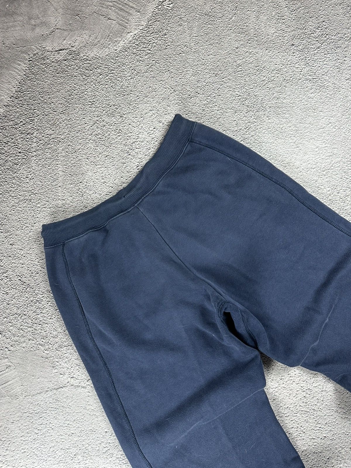 Nike Vintage Nike Wide Leg Fleece Baggy Sweatpants Navy Blue Size 30" / US 8 / IT 44 - 7 Thumbnail
