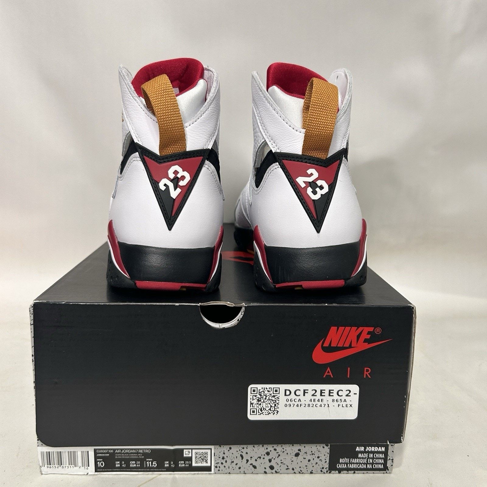 Jordan Brand Nike Air Jordan 7 Retro OG “Cardinal Red” Size US 10 / EU 43 - 4 Thumbnail