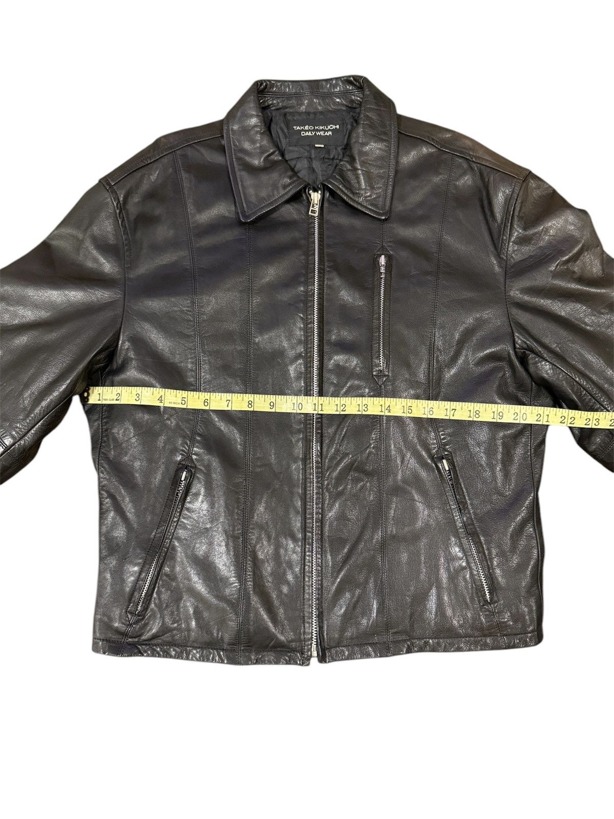 Japanese Brand × Takeo Kikuchi Rare Tokeo Kikuchi Leather Jacket - Made In Japan Size US M / EU 48-50 / 2 - 11 Thumbnail