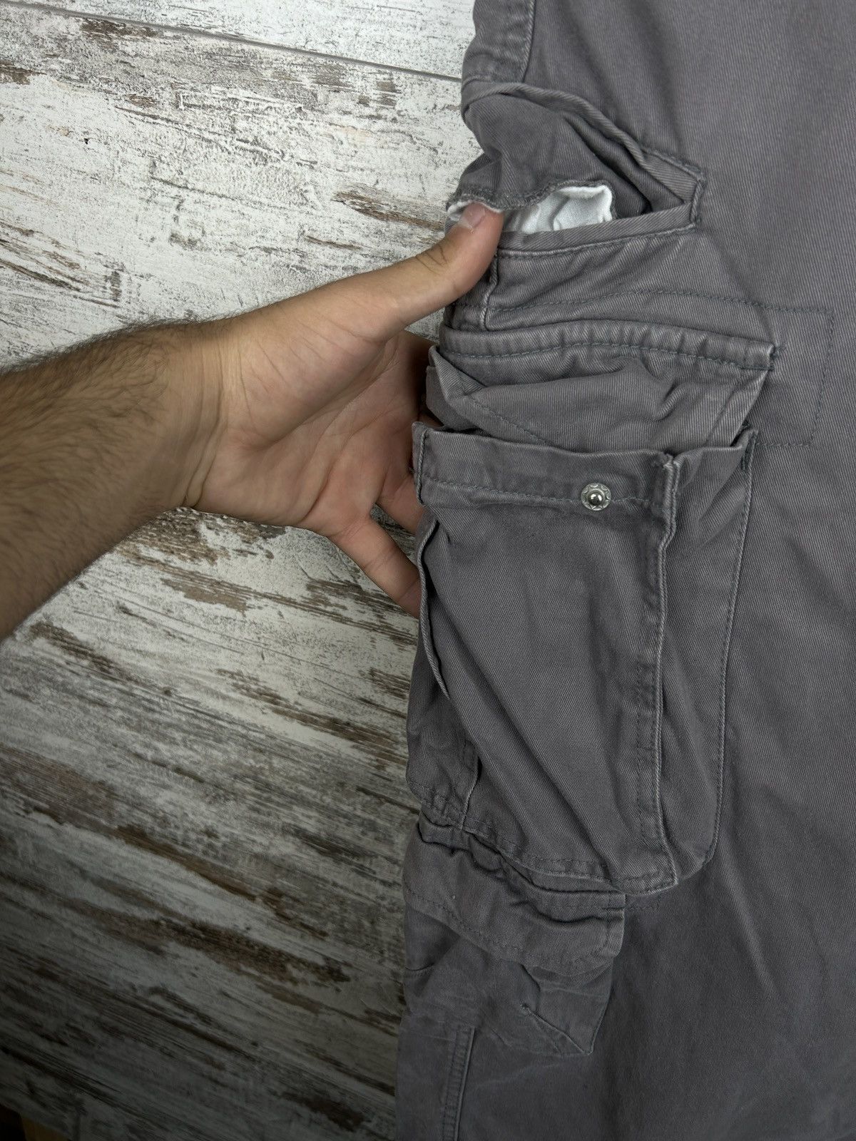 Japanese Brand × Vintage Mens Vintage Cargo pants streetwear y2k Japanese style rare Size US 38 / EU 54 - 6 Thumbnail