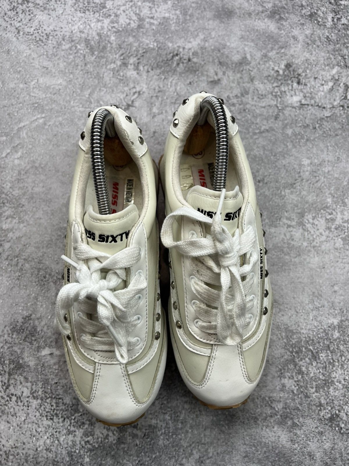 Miss Sixty Miss Sixty White Sneakers Womens Sk8 Y2K Size US 6 / IT 36 - 8 Thumbnail