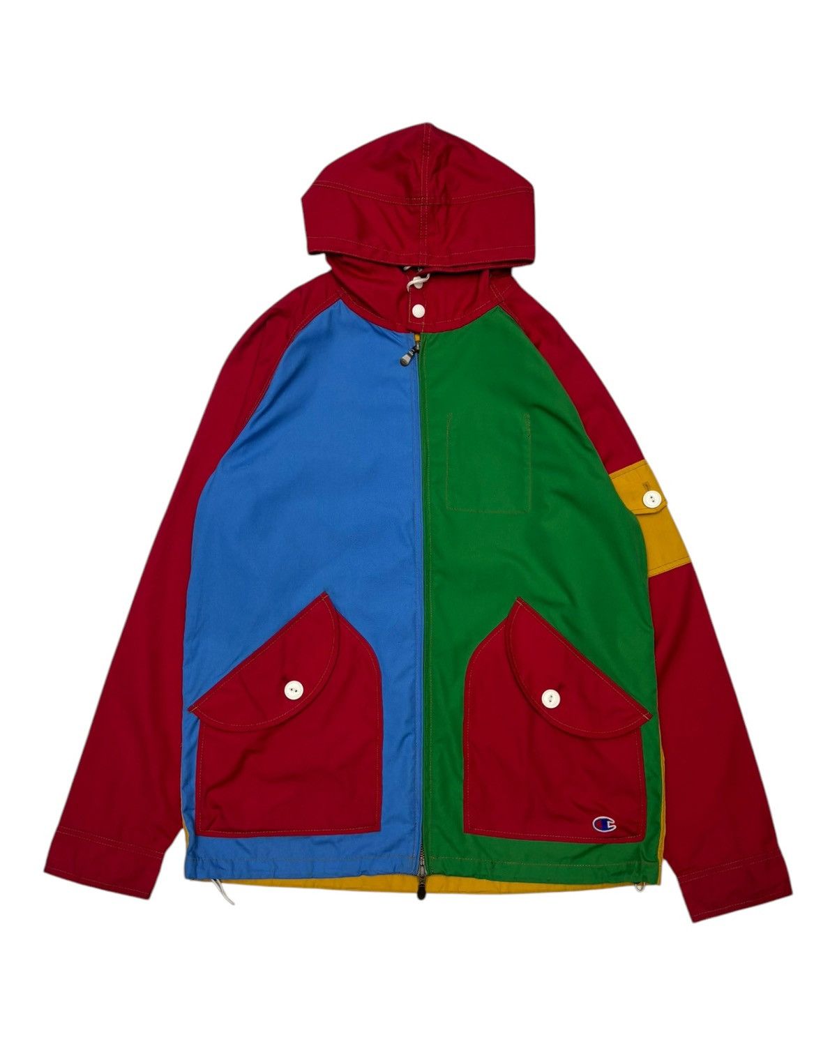 Carhartt 🔥RARE CHAMPION COLOUR BLOCK HOODIE JACKET Size US M / EU 48-50 / 2 - 8 Thumbnail