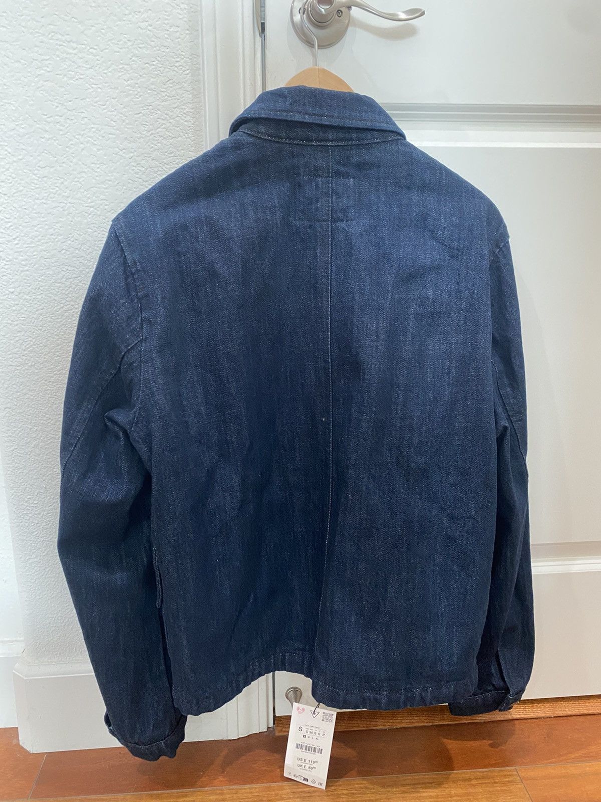 Zara Zara - Men’s Denim Jacket with Fireman Clasp - Small Size US S / EU 44-46 / 1 - 3 Thumbnail