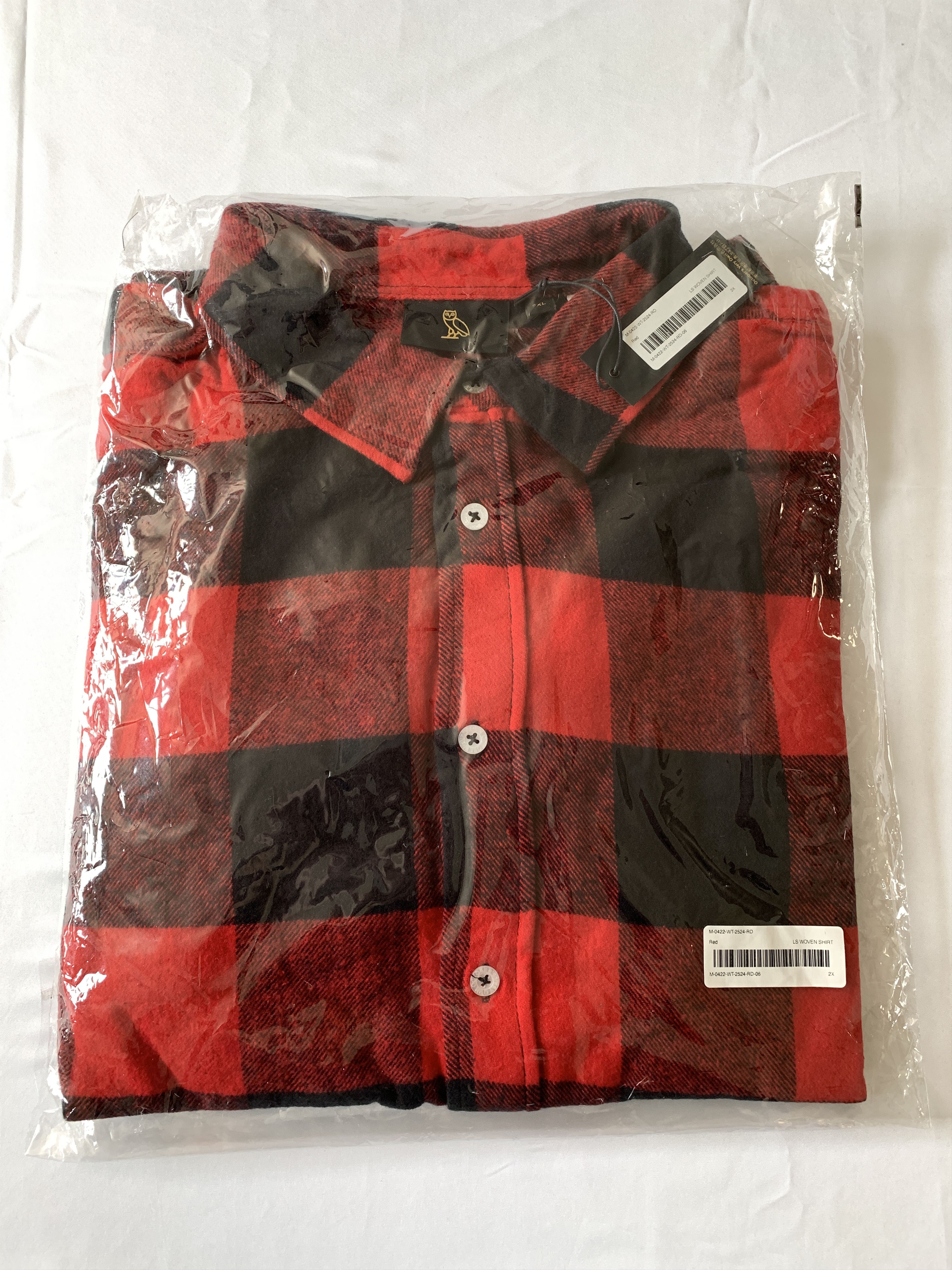Drake OVO Buffalo Plaid Flannel Shirt Size US XXL / EU 58 / 5 - 2 Thumbnail