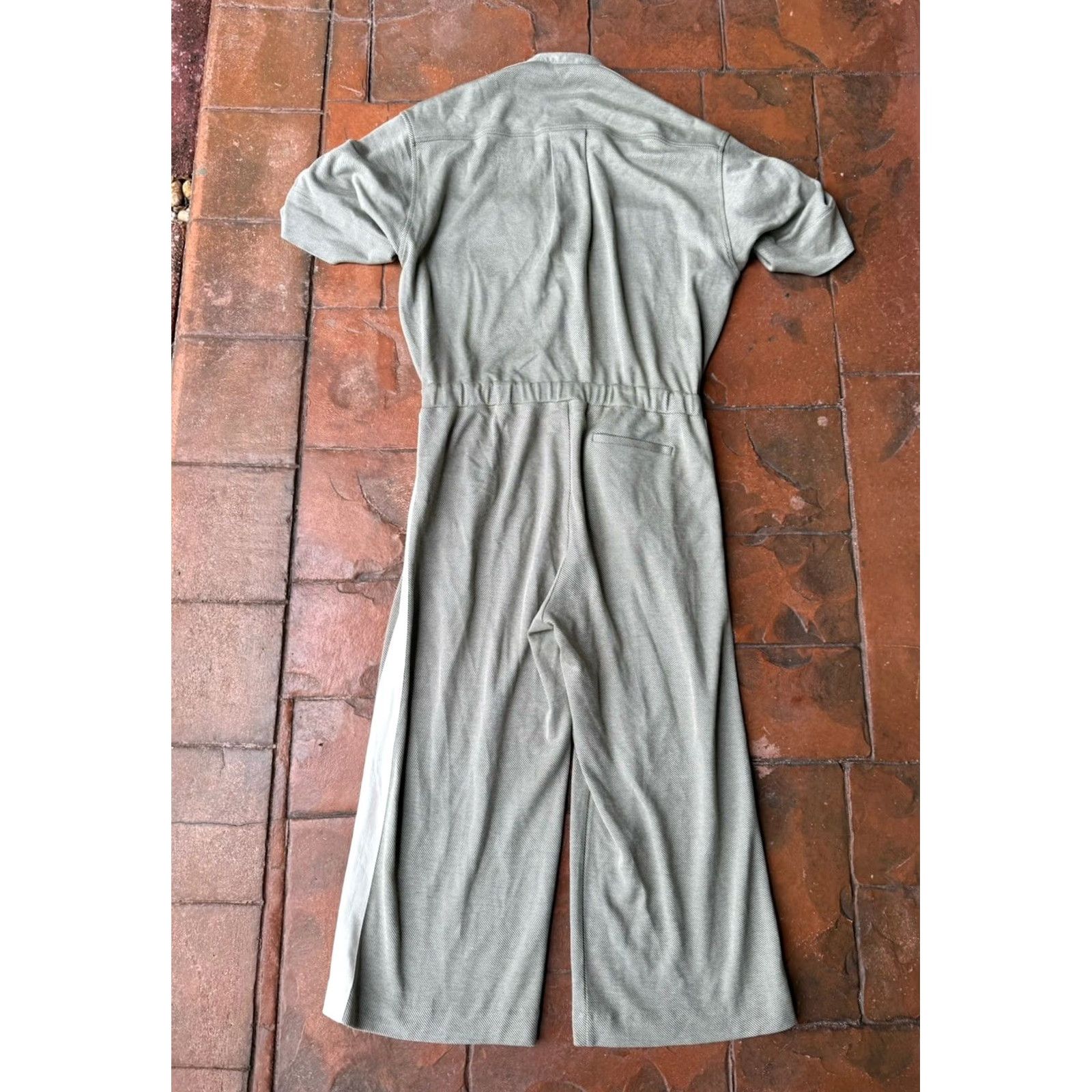Vintage Ninety Percent Jumpsuit Womens Small Green Minimalist Casual Shirt? Size S / US 4 / IT 40 - 3 Thumbnail