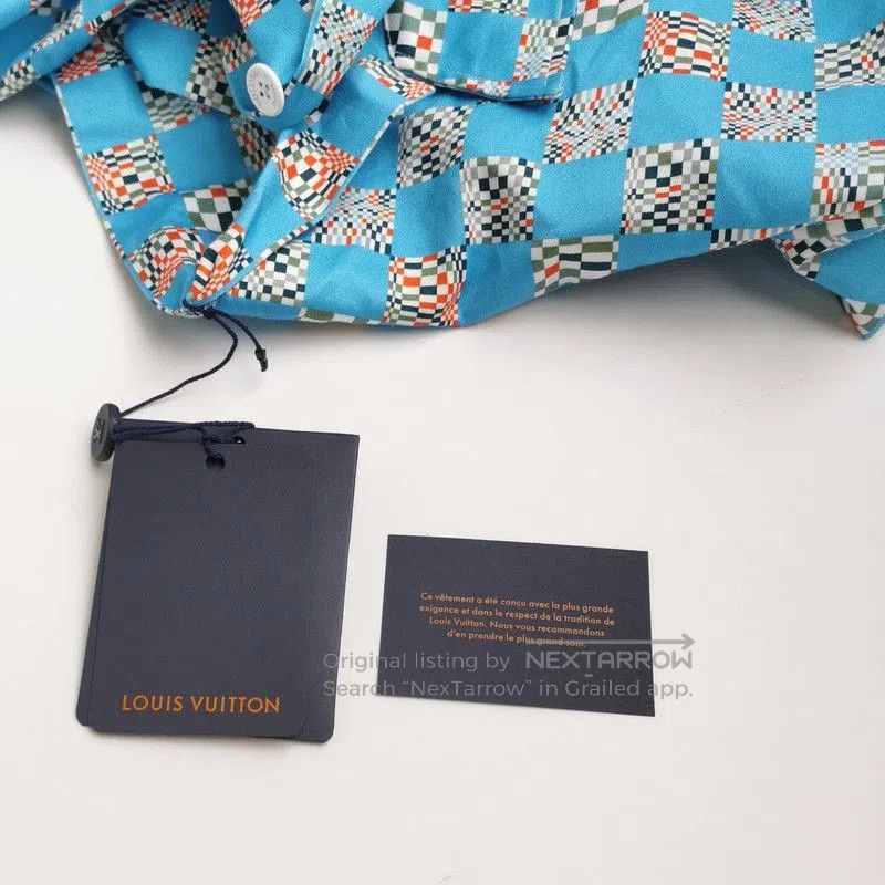Louis Vuitton Louis Vuitton Colorful Cotton Short Sleeve Shirt. Size US L / EU 52-54 / 3 - 3 Thumbnail