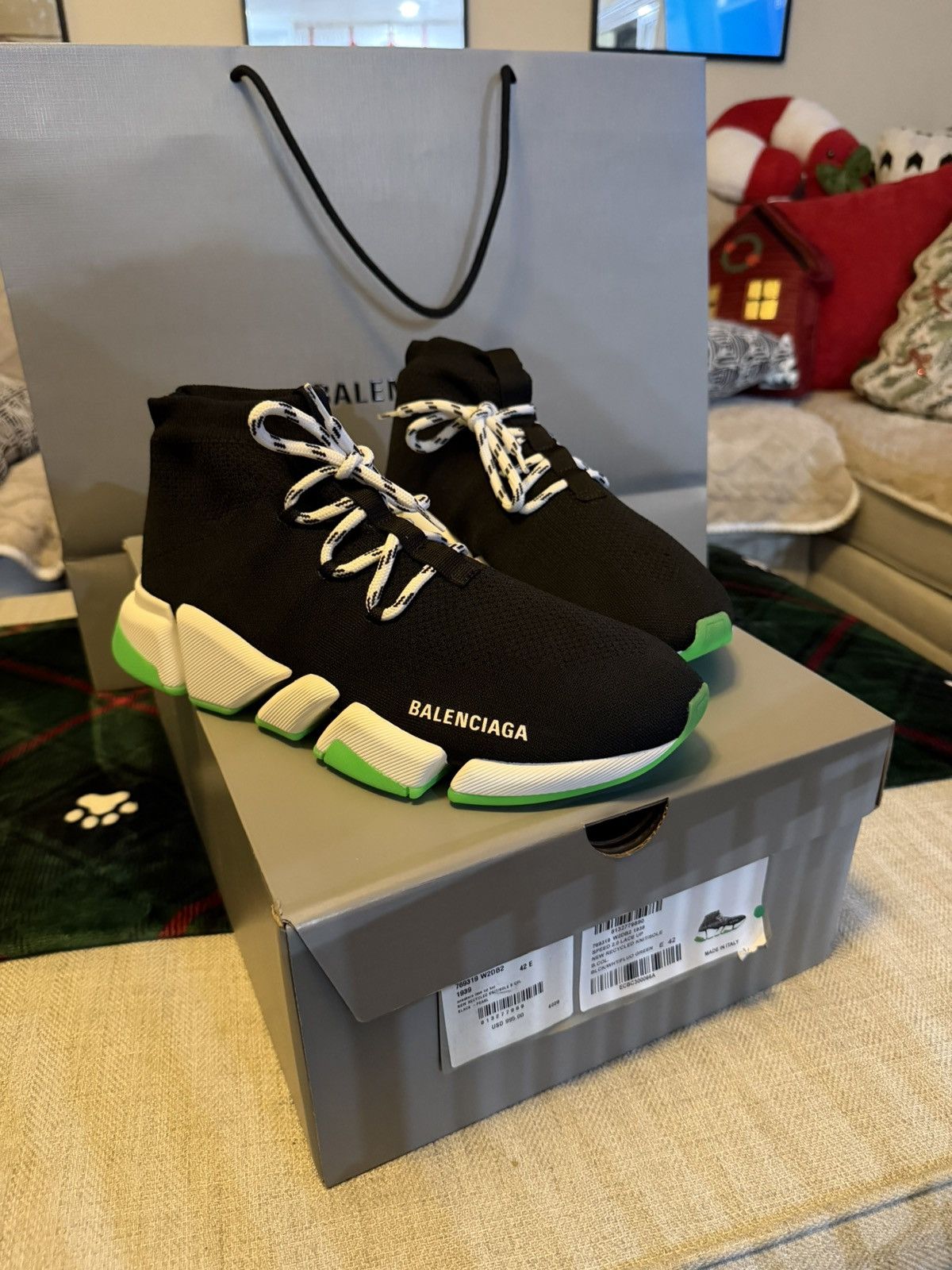 Balenciaga Balenciaga Speed 2.0 Low-Top Sneakers Size US 9 / EU 42 - 3 Thumbnail