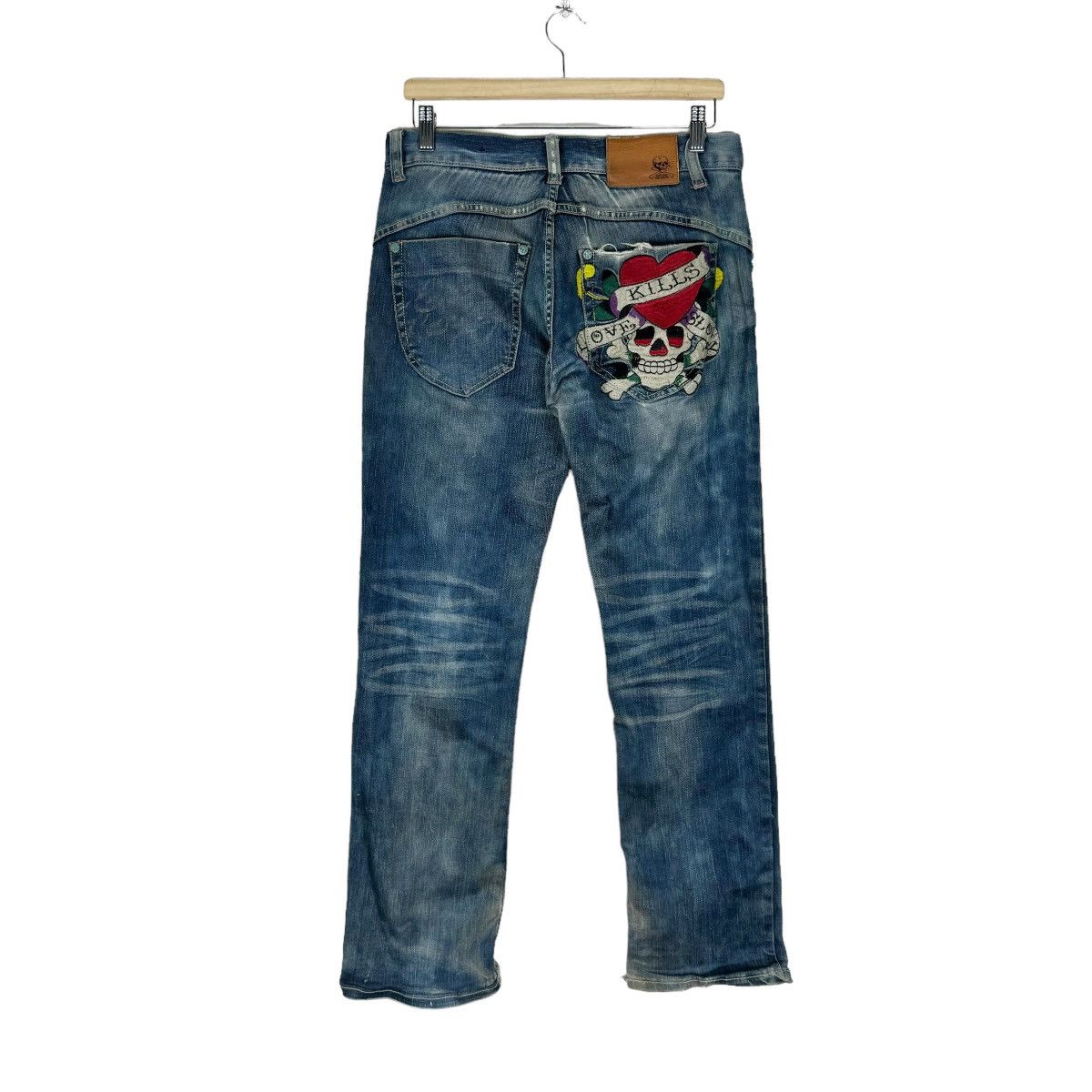 Ed Hardy ☀️ED HARDY DENIM JEANS PANTS Size US 32 / EU 48 - 1 Thumbnail