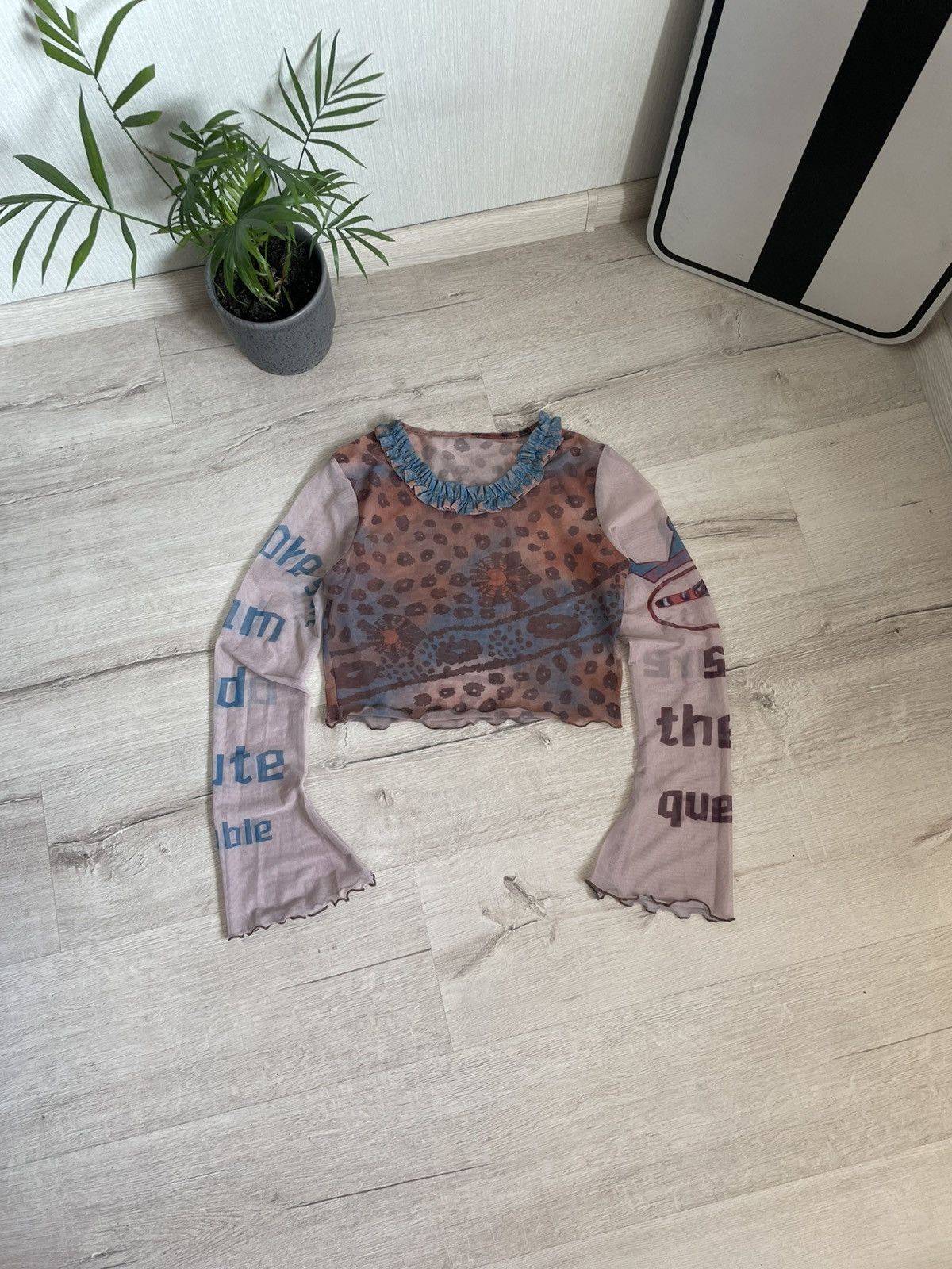 Hysteric Glamour Rare Vintage Mesh Top Leopard Jean Paul Gaultier Style Y2k Size S / US 4 / IT 40 - 1 Thumbnail