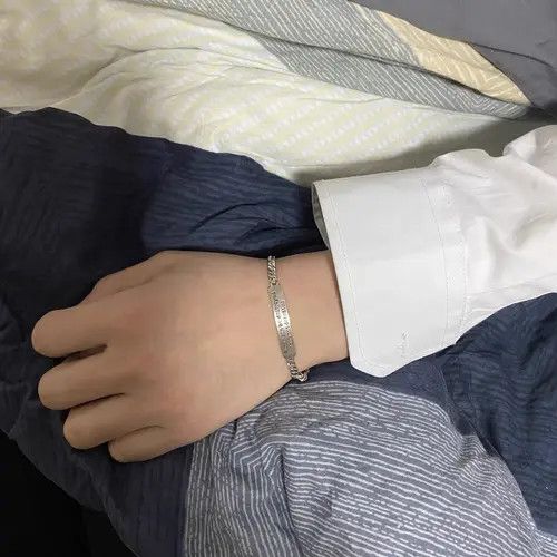 Jewelry × Vintage 100%925 silver!!!Retro punk bracelet Size ONE SIZE - 4 Thumbnail