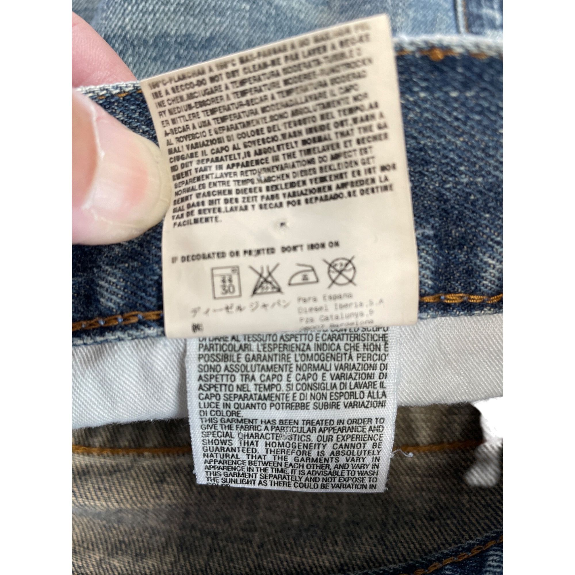 Diesel Diesel Industry Mens Y2K Classic Blue Straight Jeans Size 36 Size US 36 / EU 52 - 8 Thumbnail