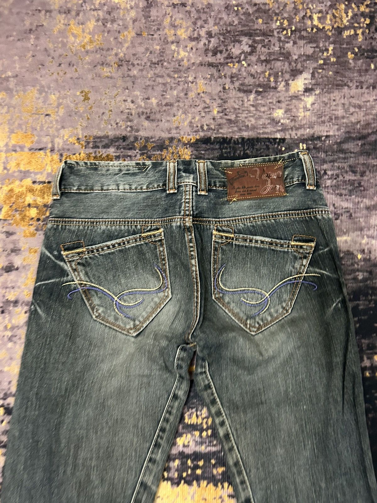 Edwin Vintage Venus Something Edwin Washed Flare Jeans Size US 30 / EU 46 - 10 Thumbnail