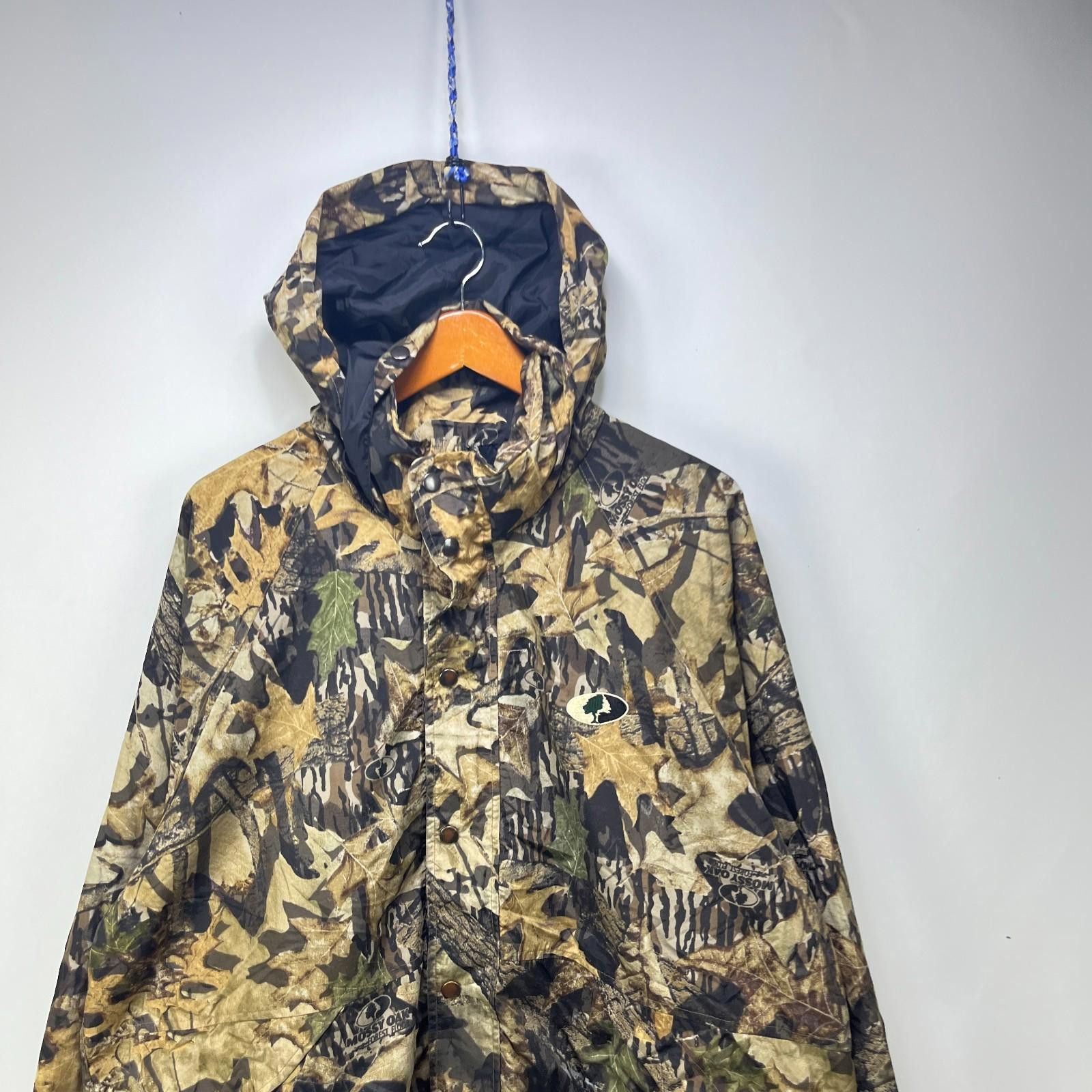 Mossy Oaks Vintage 90s Realtree Camo Hooded Windbreaker Jacket XL 2XL Size US XL / EU 56 / 4 - 2 Thumbnail