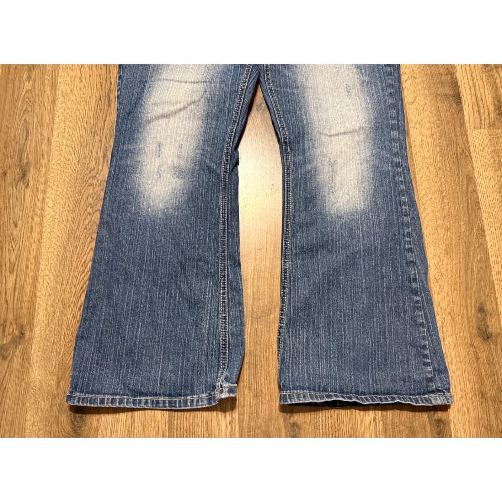 Vintage Maurices Jeans Women's Regular Denim Laney Bootcut 14 Blue Stretch Pocket 5-Pocket Size 36" / US 14 / IT 50 - 3 Thumbnail
