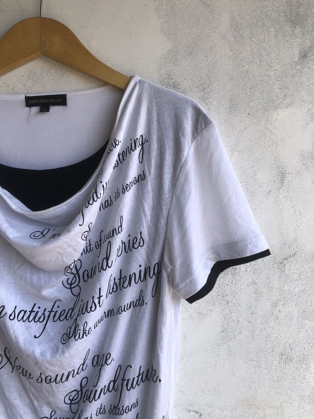 Hysteric Glamour Japanese Poem Double Layer Detective Struck Punk Rock Style Size US L / EU 52-54 / 3 - 2 Thumbnail