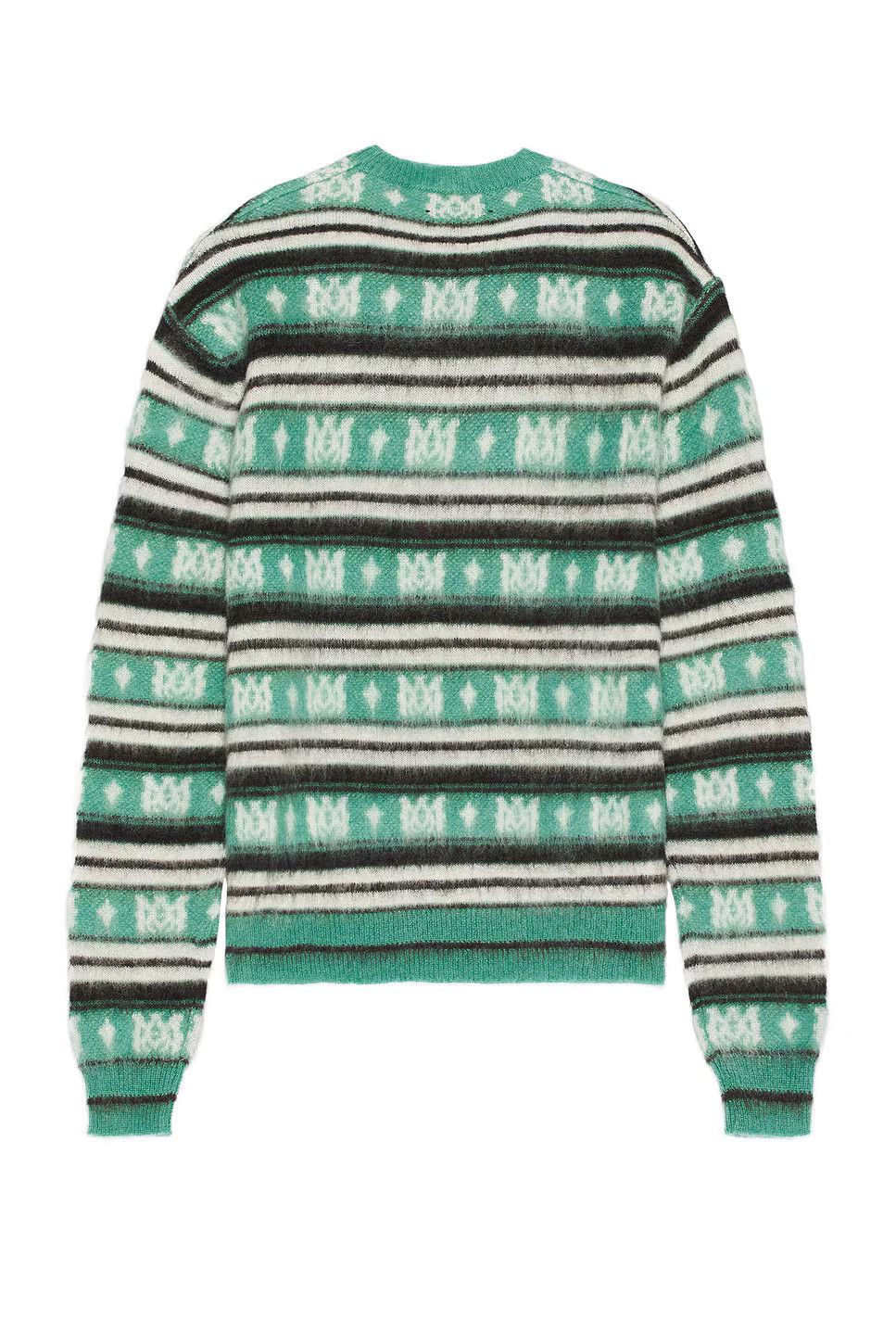 Amiri o1mle0326 Skater Stripe Crewneck Sweater in Multicolor Size US M / EU 48-50 / 2 - 2 Thumbnail