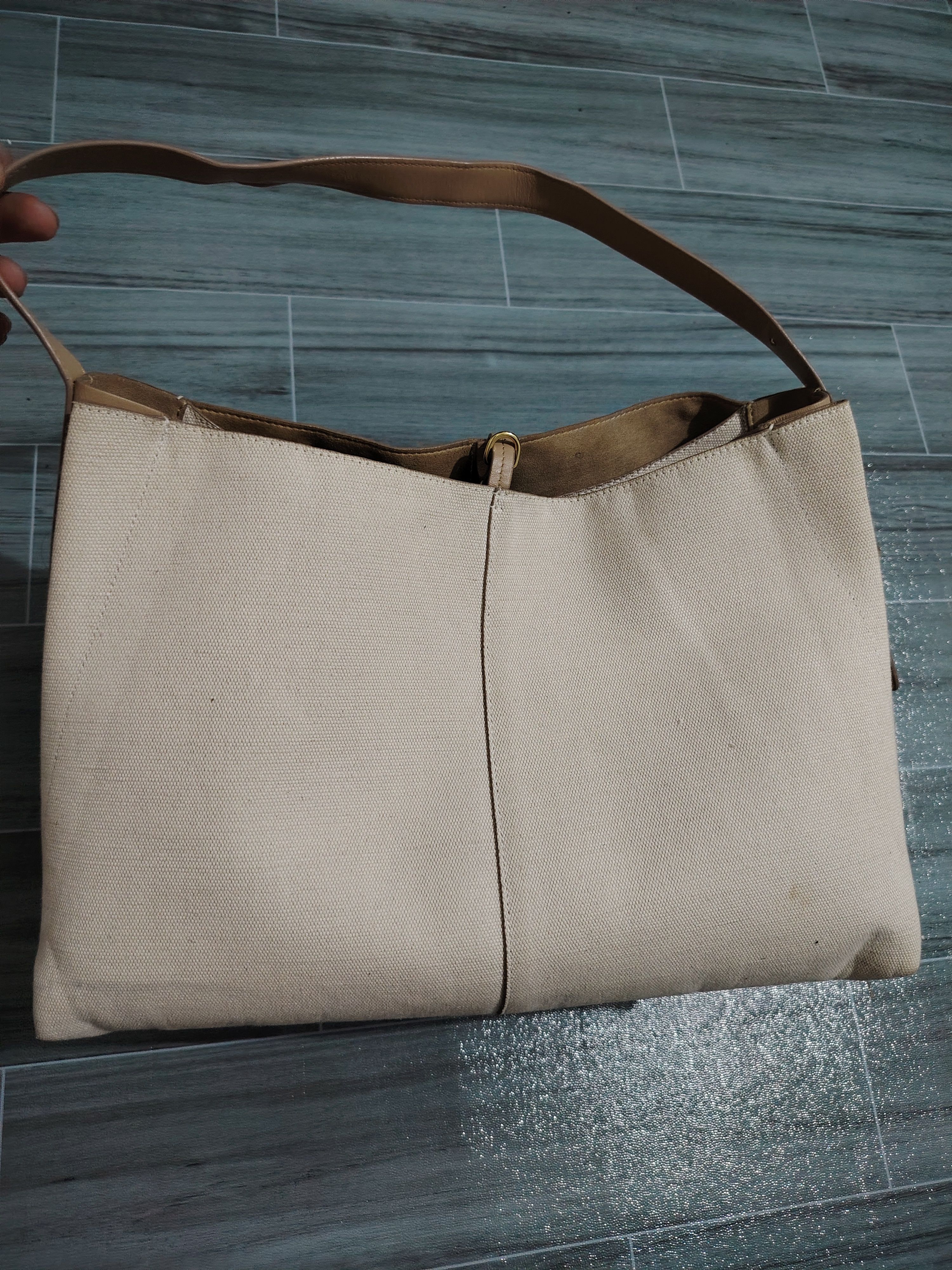 Wandler WANDLER - Large Canvas/Leather 'Ava' Tote Bag Size ONE SIZE - 11 Thumbnail
