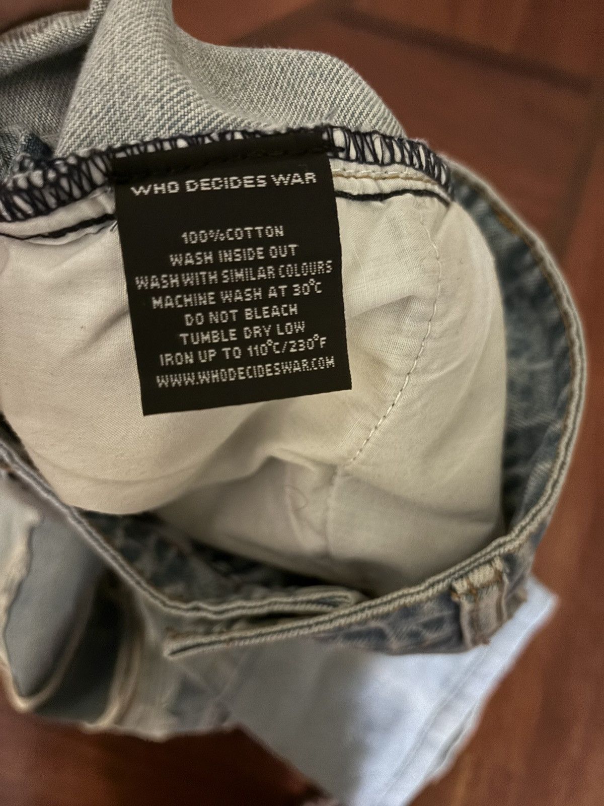 Ev Bravado × Who Decides War Who decides war denim Size US 30 / EU 46 - 10 Thumbnail